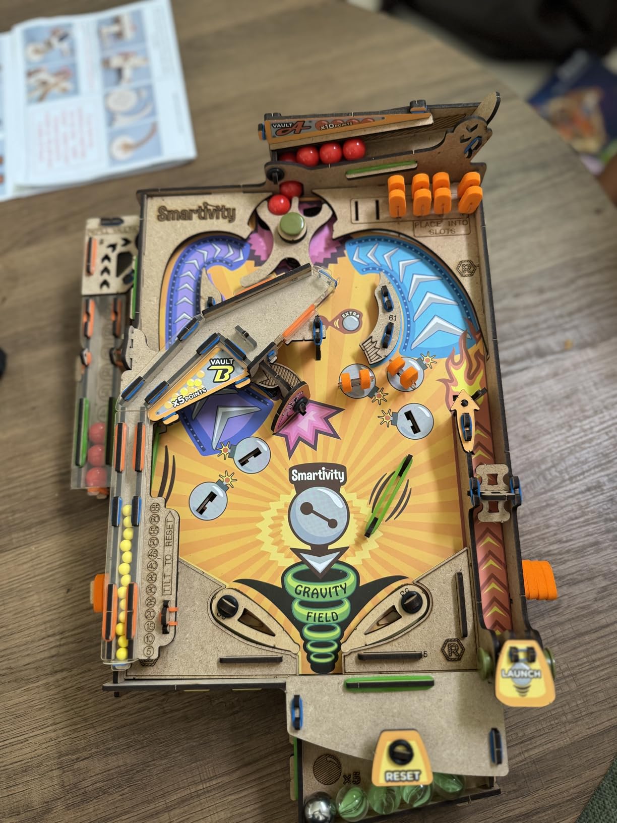 Smartivity Award Winning DIY Pinball Machine Kit for Kids 8 to 99 Years | STEM Toys Arcade Game Kit for Ages 8 9 10 11 12 13 14 | Pinball Machine Kids 8-12 | Birthday Gift Boys Girls Adults customer photo 2