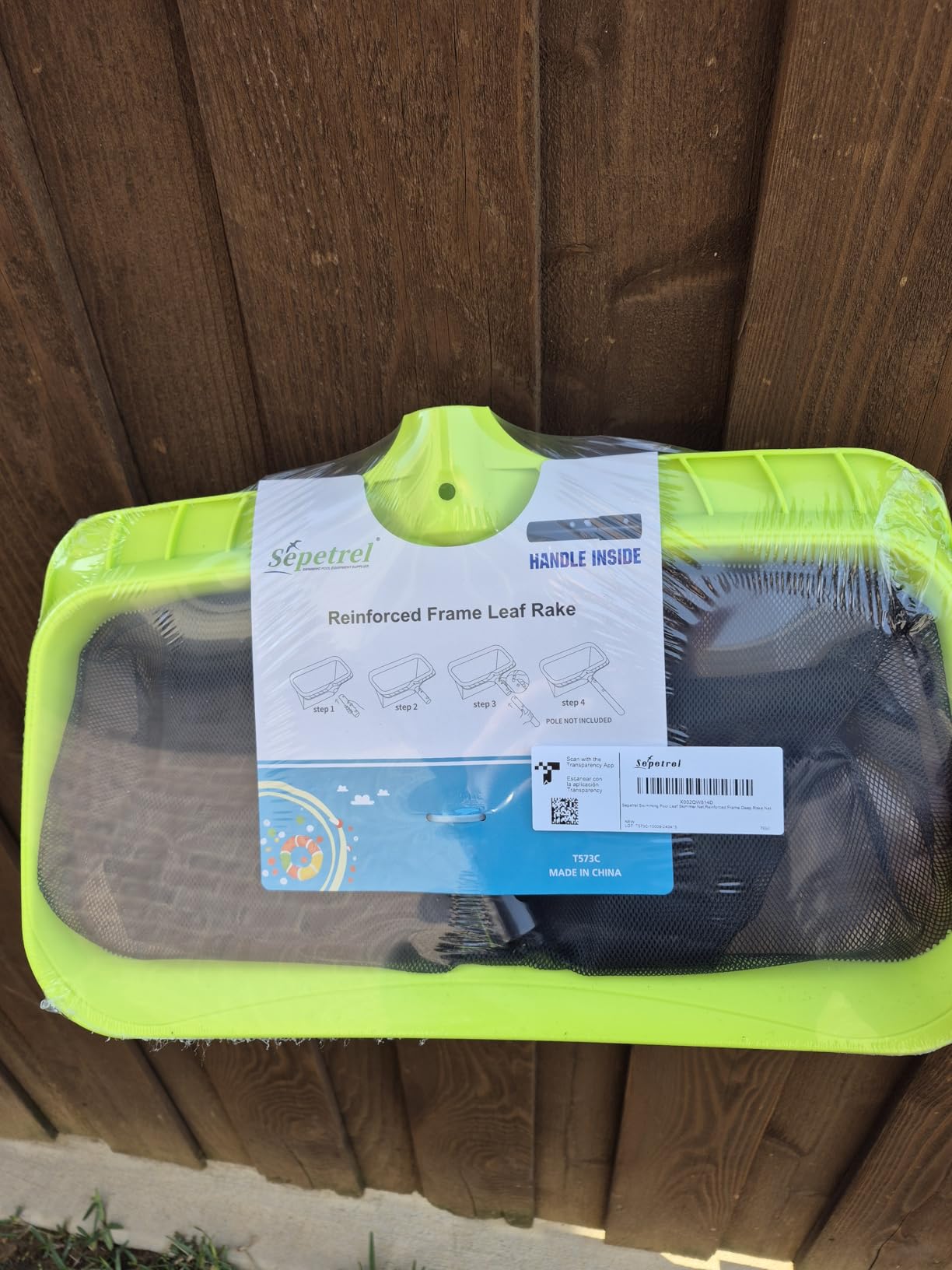 Swimming Pool Leaf Skimmer Net,Reinforced Frame Deep Rake Net customer photo 1