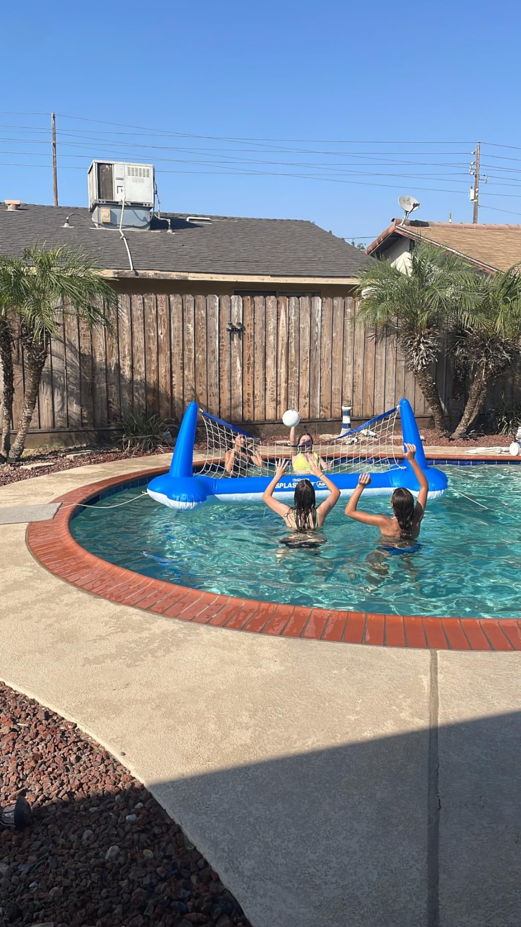 GoSports Splash Net Air, Inflatable Pool Volleyball Game - Includes Floating Net, Water Volleyballs and Ball Pump customer photo 2