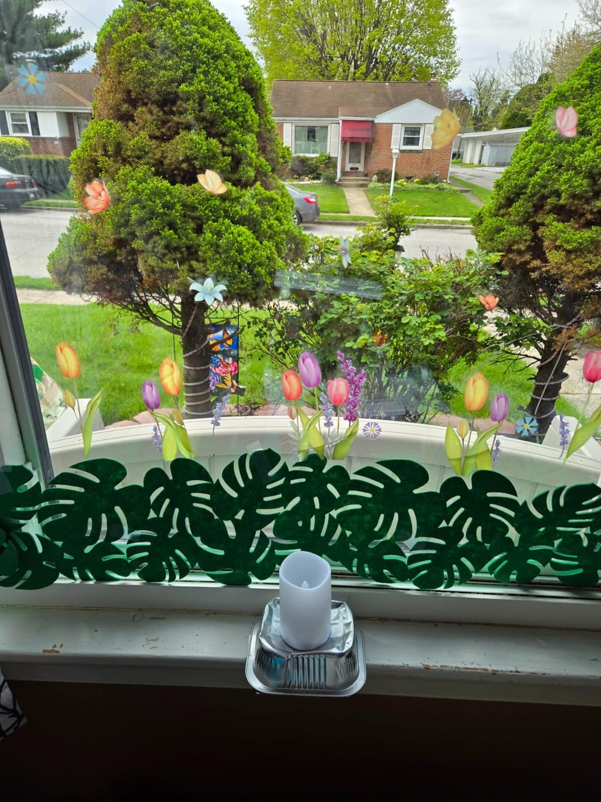 St Patricks Day Window Clings, 109 Pcs Shamrock Window Stickers for St Patricks Day Decorations customer photo 2