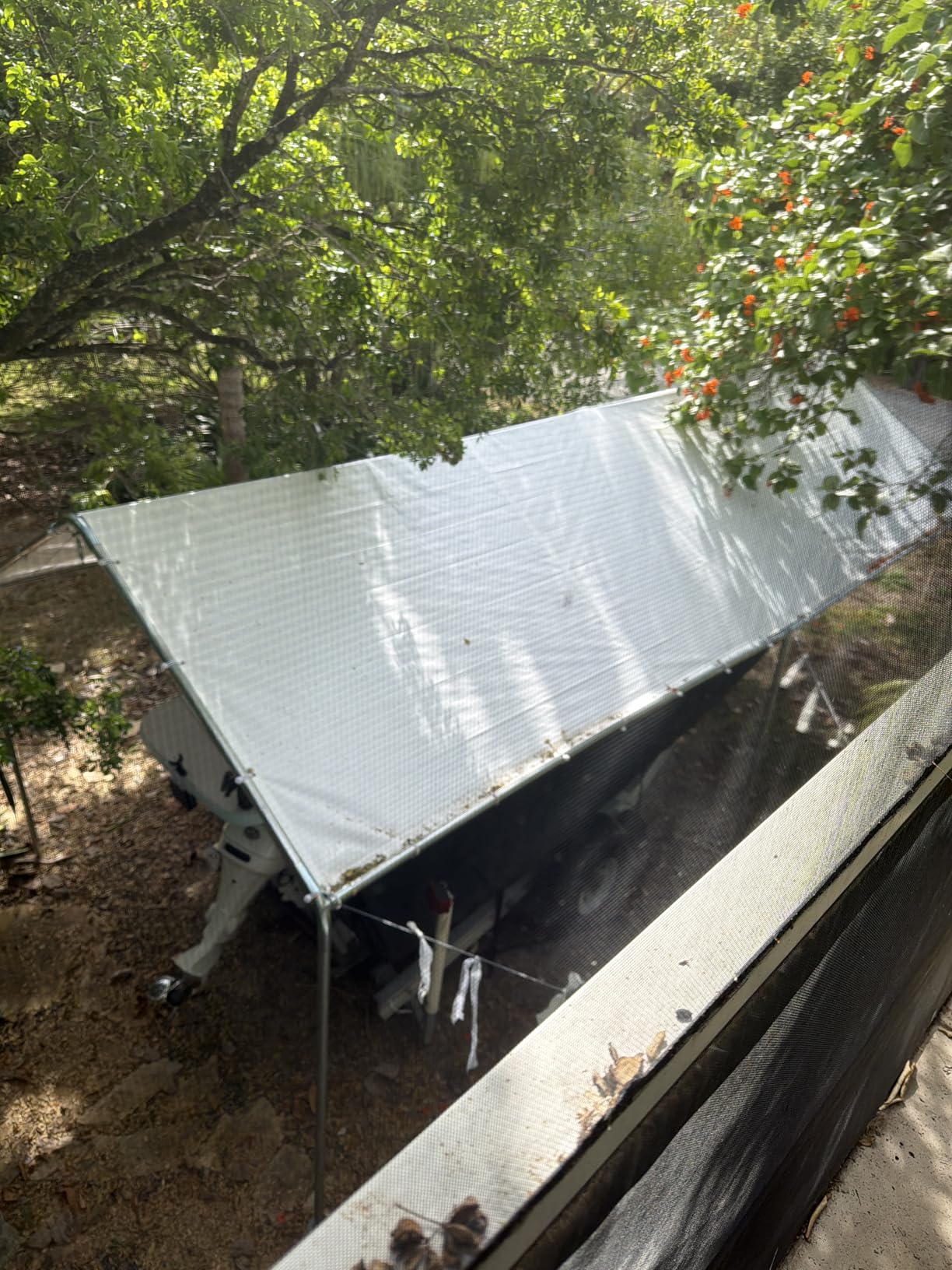 Outsunny 10'x20' Carport Outdoor Heavy Duty Galvanized Car Canopy Gray | Party Tent, Anchor Kit, 3 Reinforced Steel Cables customer photo 2