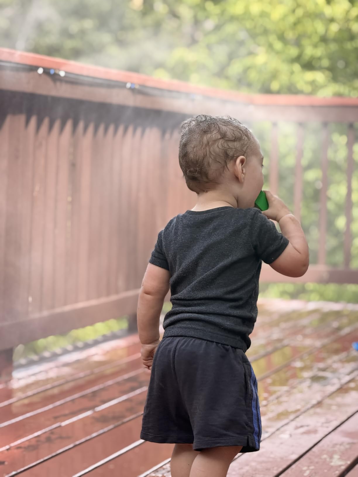 lifeegrn Misting Cooling System, Outdoor Misting System for Patio, 40 FT Misting Line+10 Mist Nozzles+3/4
