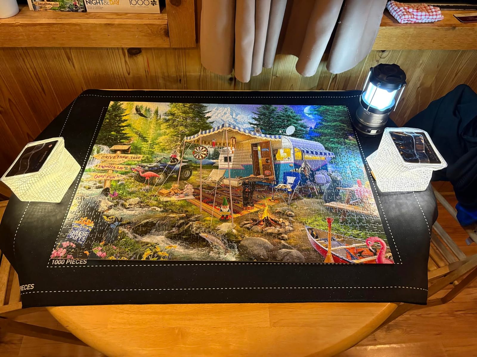 The Original Newverest Jigsaw Puzzle Mat Roll Up, Saver Pad 46
