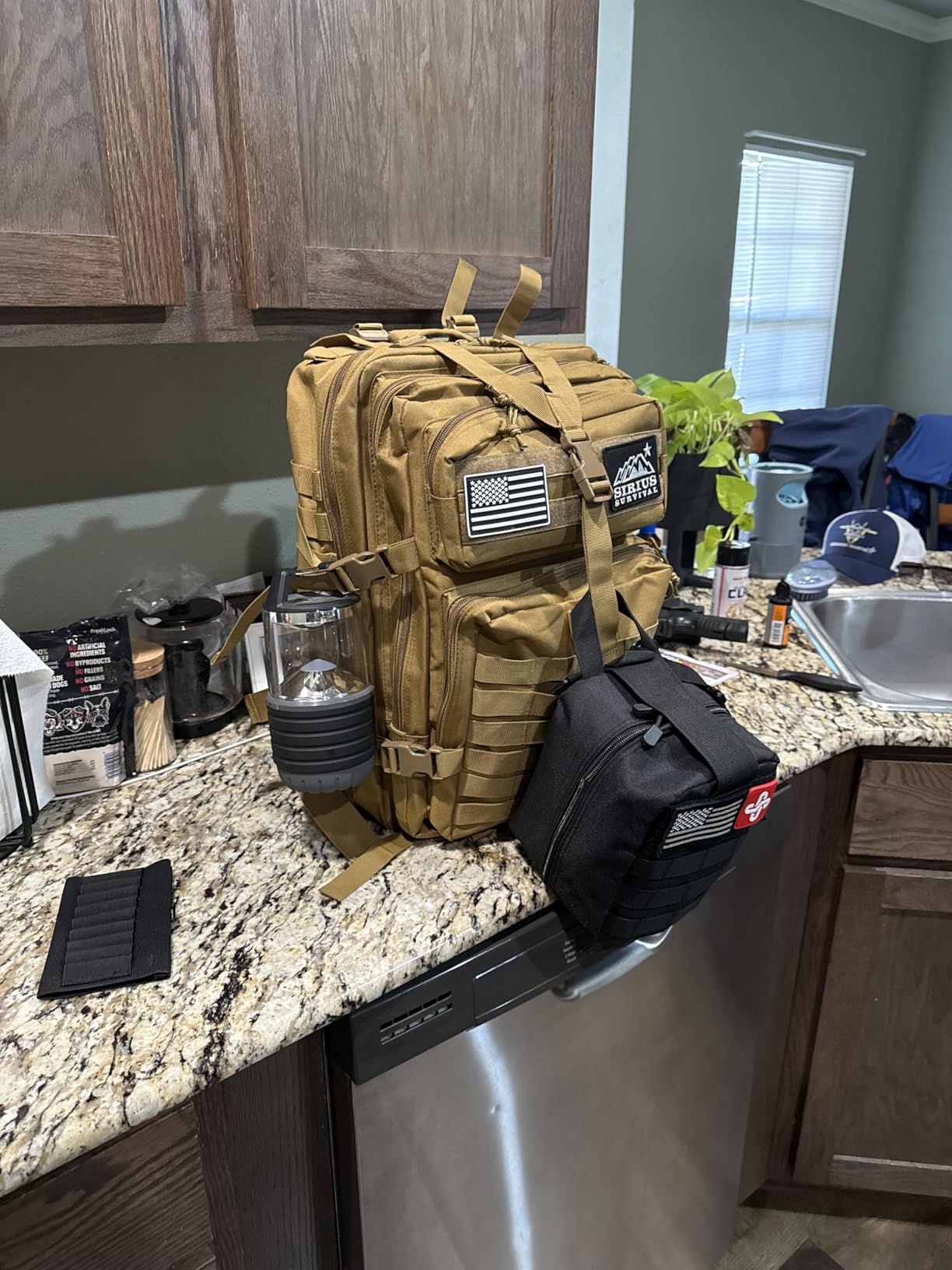 Sirius: Pre-Packed Bug Out Bag - 72 Hour Kit for 2 People - Bugout Backpack Survival Kit - Premium 50L Go Bag Tactical Backpack - Essential Bug Out Gear - Upgraded Survival Backpack customer photo 1