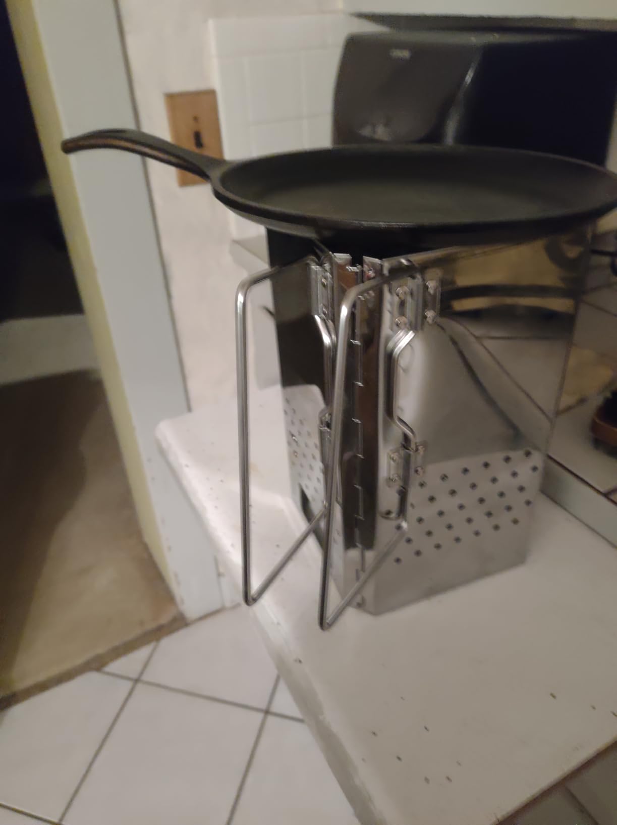 Portable Charcoal Chimney Starter Stainless Steel MT-18 customer photo 2