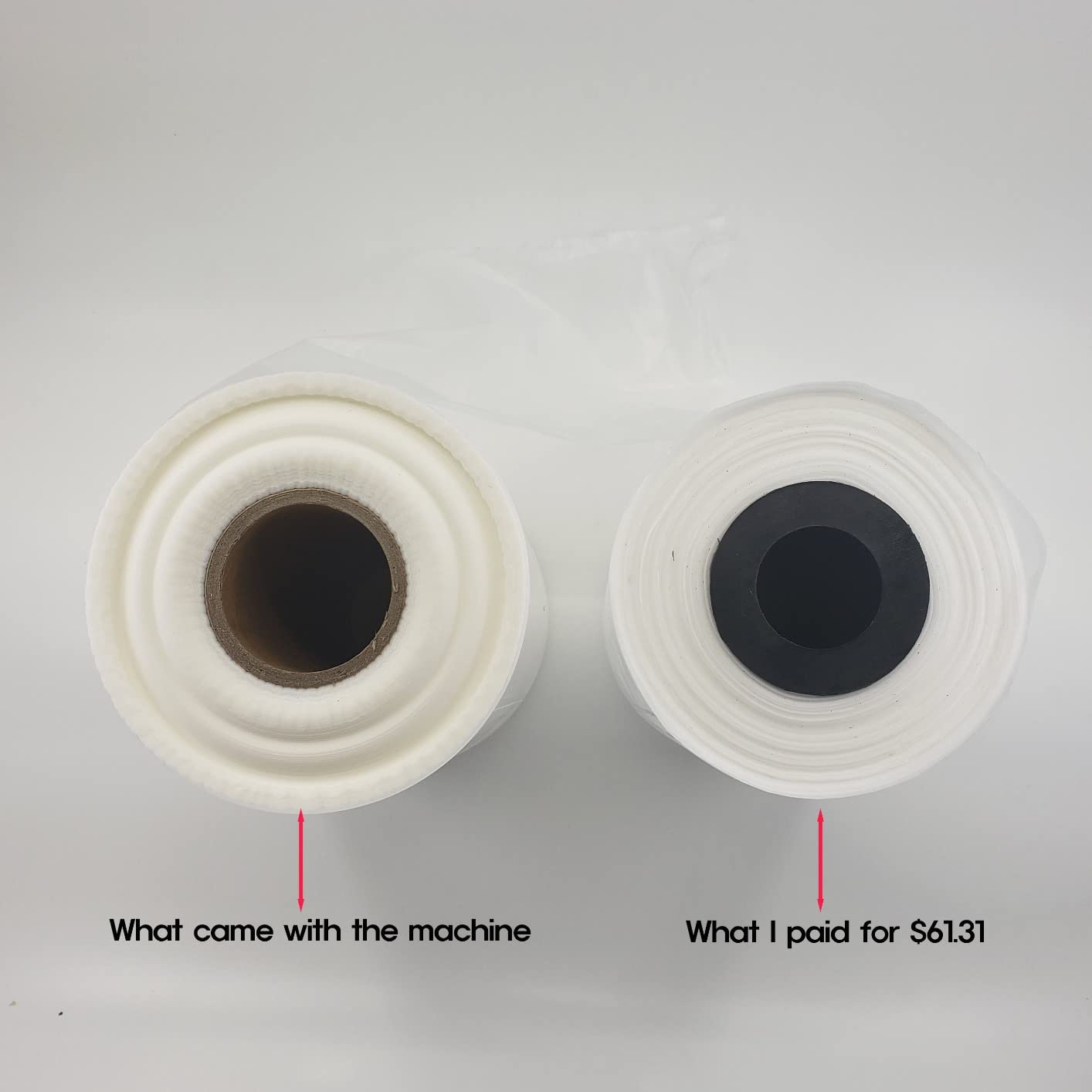 YE300 Air Cushion Machine for Package Shipment Protection, White | 110V Air Pillow Machine, With 300m Free Test Air Cushion Film customer photo 1