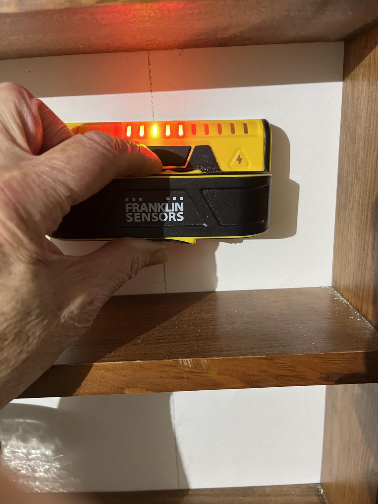 Franklin Sensors ProSensor M150/X990 Stud Finder with Live Wire Detection | 9-Sensor Wall Scanner, Wood and Metal Stud Detector, Made in the USA customer photo 2