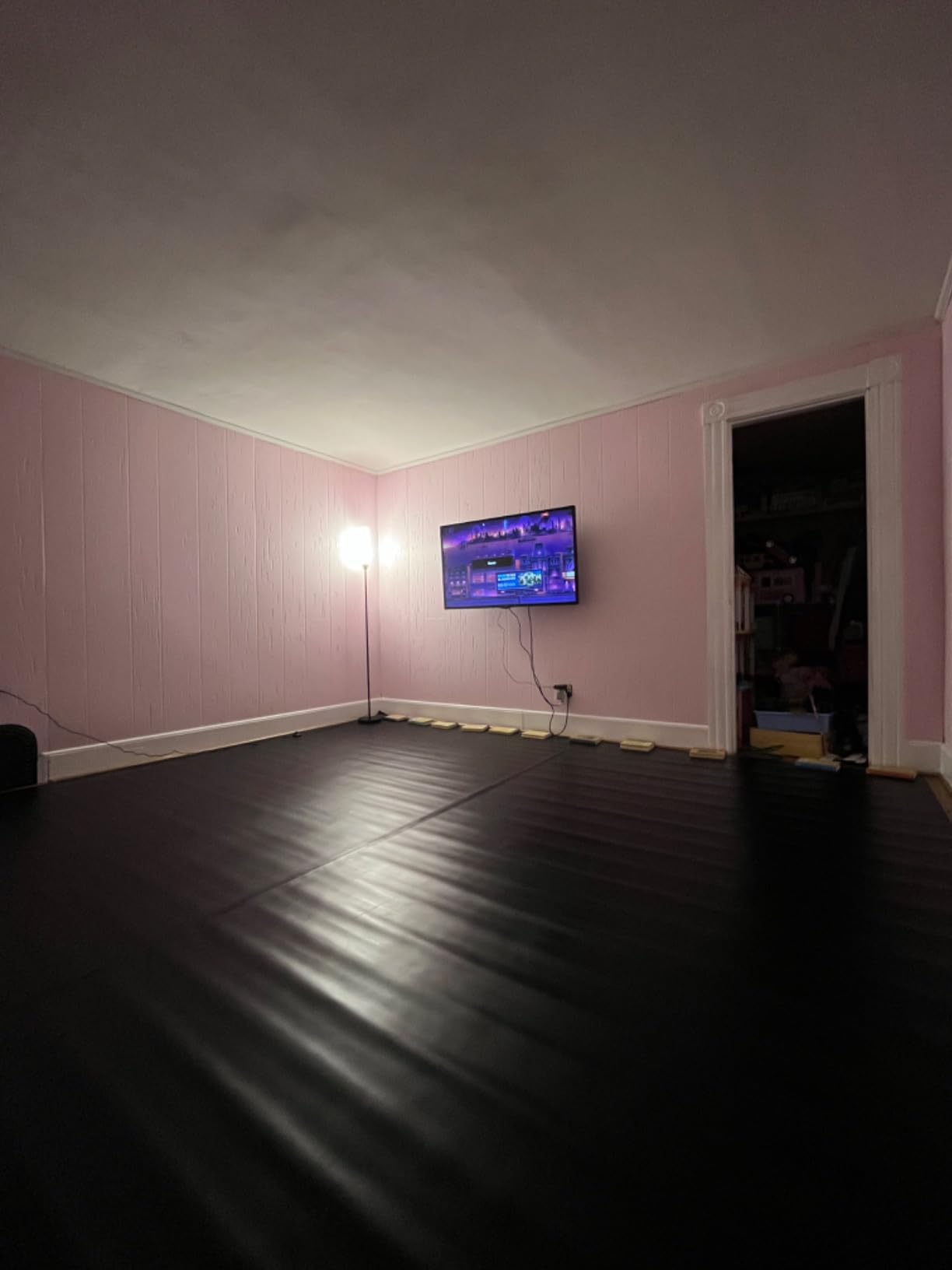 VEVOR Dance Floor Roll, 1.5mm PVC Dance Flooring Marley Dance Practice Floor Portable Grey/Black Roll Out Dance Floor Non-Slide & Wearproof Dance Mat for Ballet (6.6 x 15.7 ft, 6.6 x 49.2 ft) customer photo 1