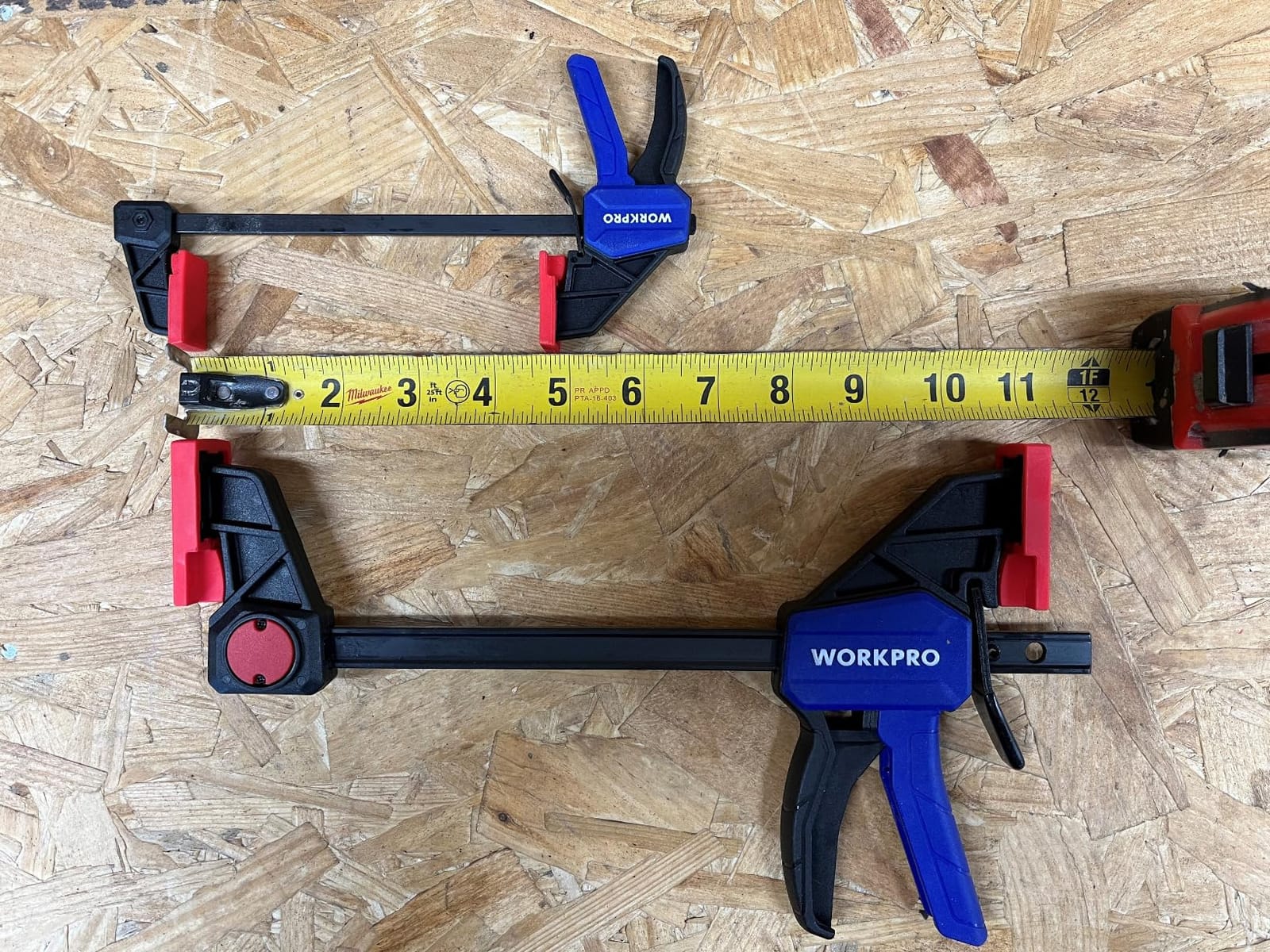WORKPRO 8-Piece Bar Clamps, 4-Pack 4-1/2