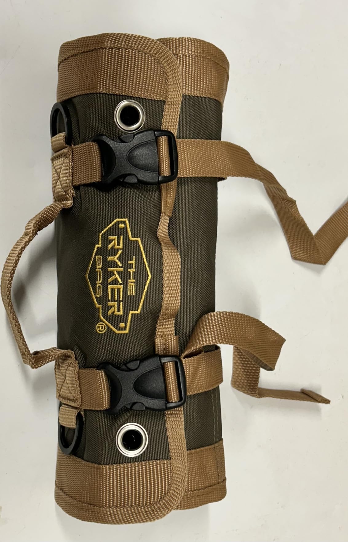 Ryker Heavy Duty Roll Up Tool Bag Organizer w/Detachable Pouches, Khaki | Tool Roll Up Bag Tool Box Organization. Portable Truck & Motorcycle accessories. Rollup Tools Bags for Mechanic & Electrician customer photo 1