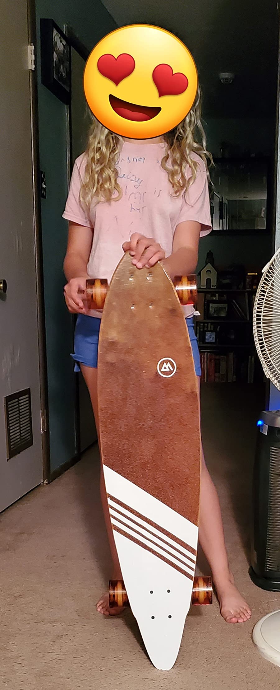 Magneto 40 Inch Pintail Longboard Skateboard | Dark Stained Hard Maple Core Long Board Deck | Cruiser Skateboards, Carver, Freestyle | Skateboard for Adults Teenagers Men Women | Free Skate Tool customer photo 2