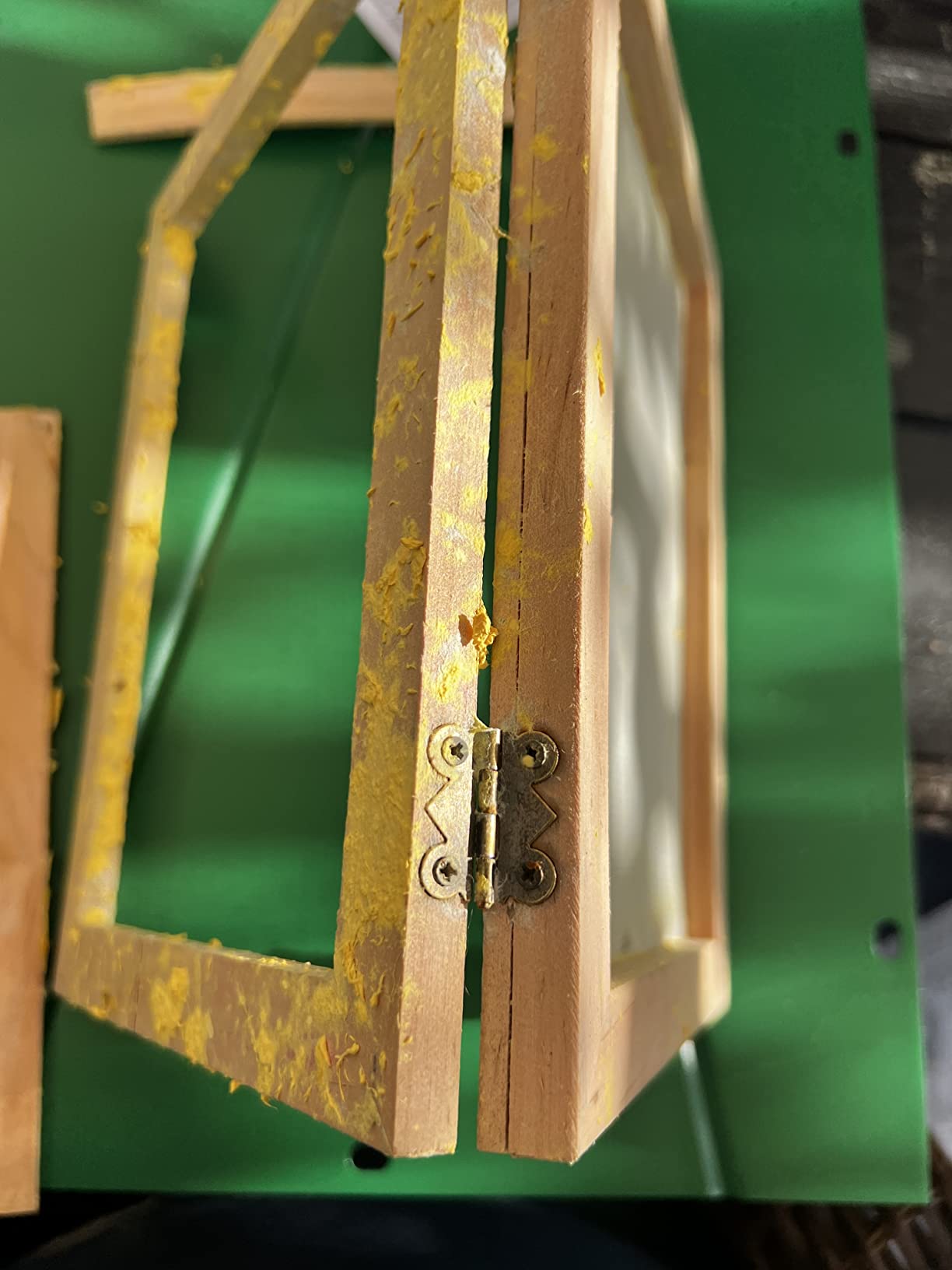 Honoson 3 Size Wooden Paper Making Screen Paper Making Mould and Frame Kit for DIY Craft(A6, A5, A4) customer photo 1
