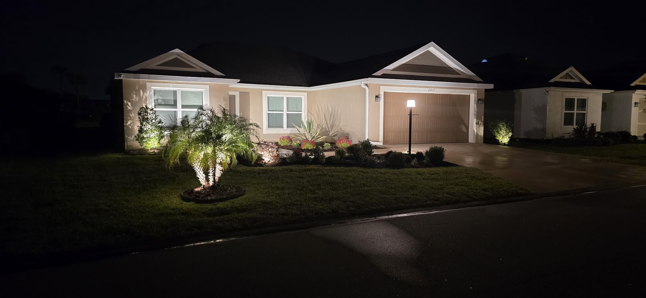 SUNVIE 24 Pack Low Voltage Landscape Lights LED 12W Landscape Lighting with connectors AC/DC 12V-24V Outdoor Spotlight IP65 Waterproof Tree Flag Lights Warm White Spotlights for Yard Garden Pathway customer photo 2