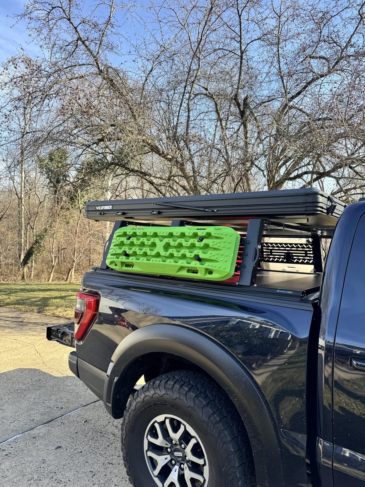 Rhino USA Off-Road Traction Boards (2-Pack) - Sand, Mud & Snow (Black) | Mountable Tire Traction Mats/Recovery Boards for 4x4 Vehicles. Heavy Duty Zipper Bag & Leashes Included customer photo 1