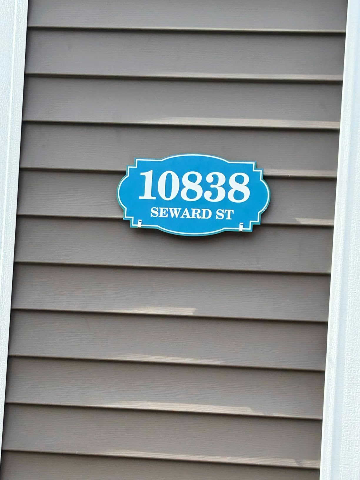 House Address Sign, House Address Plaque, Indoor/Outdoor Use, 7x12 Inch, 22 Colors, Reflective Option, USA Made by My Sign Center (Victorian) customer photo 1