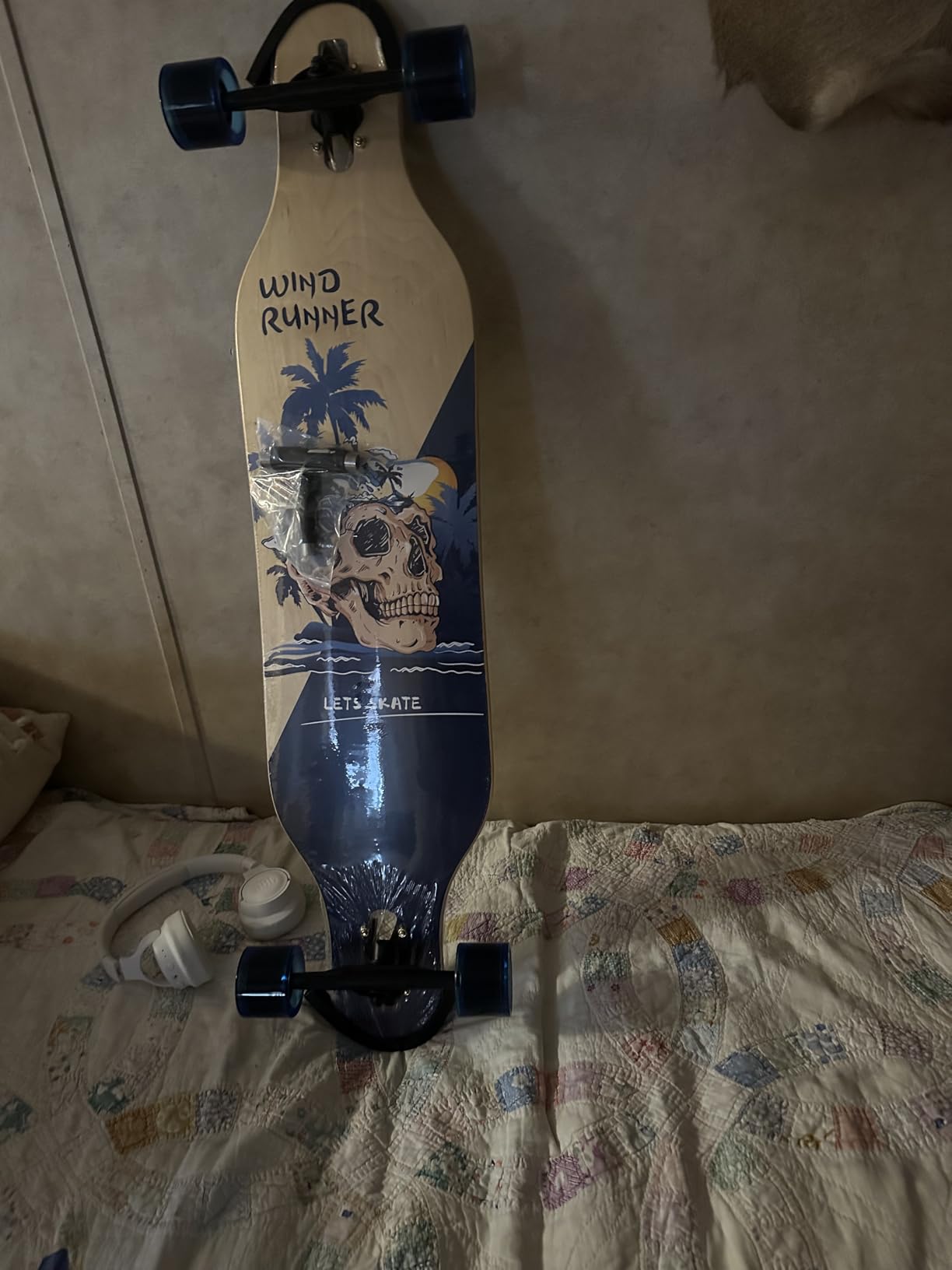 Windrunner 41inch Freeride Longboard Skateboard, 8-Ply Natural Maple Drop Through Freestyle Complete Skateboard Cruiser Pintail for Cruising, Carving, Free-Style and Downhill with T-Tool customer photo 2