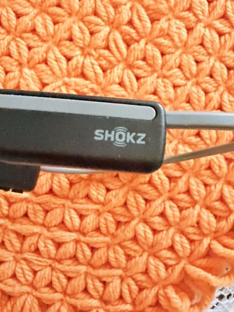 SHOKZ OpenMove - Open-Ear Bluetooth Sport Headphones - Bone Conduction Wireless Earphones - Sweatproof for Running and Workouts, with Sticker Pack (Grey) customer photo 2