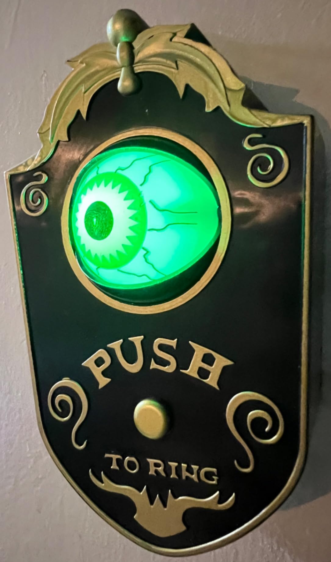 Venforze Halloween Decorations, Halloween Doorbell, Animated Eyeball with Spooky-Sounds, Halloween Decor with Lightup Eyeball, Trick Or Treat Event for Kids, for Haunted House Halloween Party customer photo 2