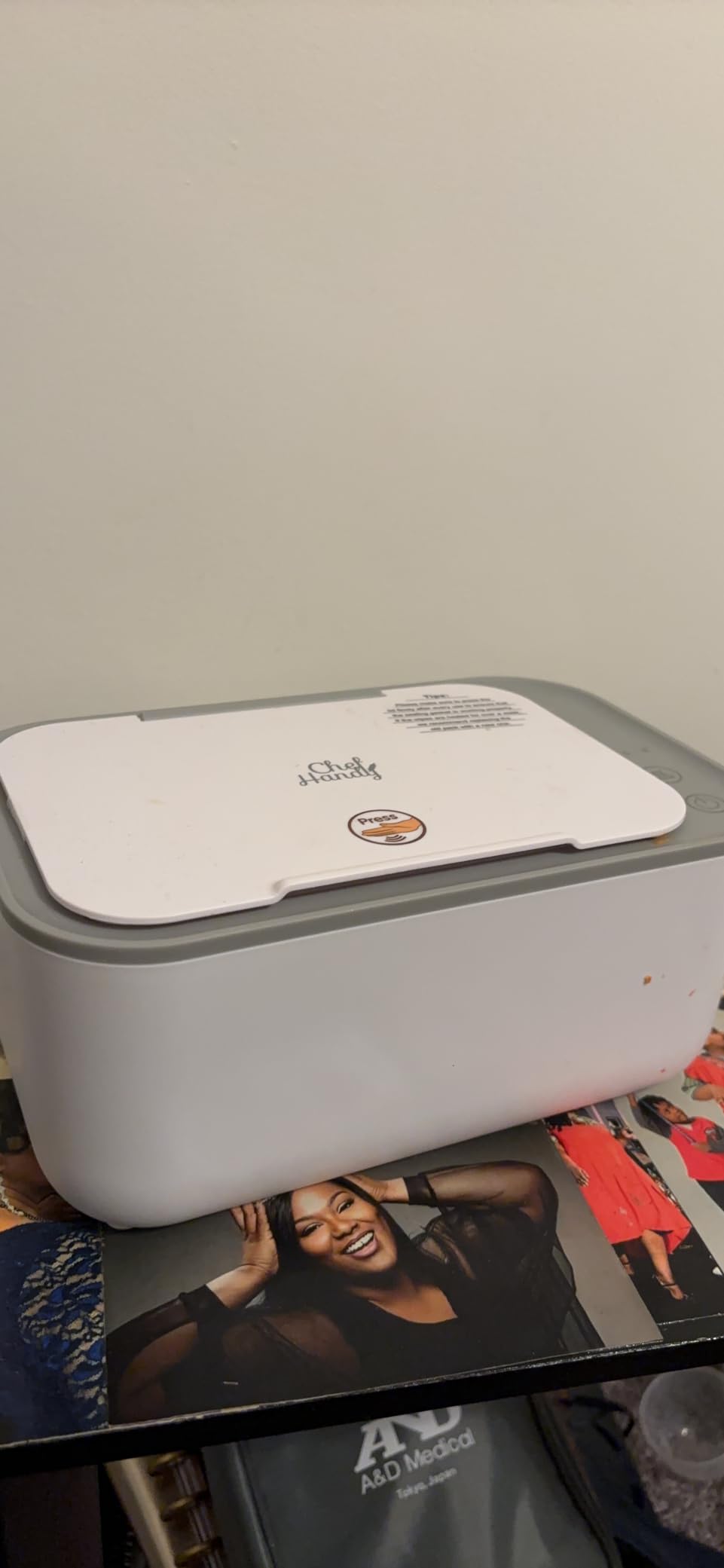 Chefhandy Baby Wipe Warmer with Surround Heating, Large Capacity, White | Fits baby wipes and most adult-size wipes, 3 temperature settings customer photo 1