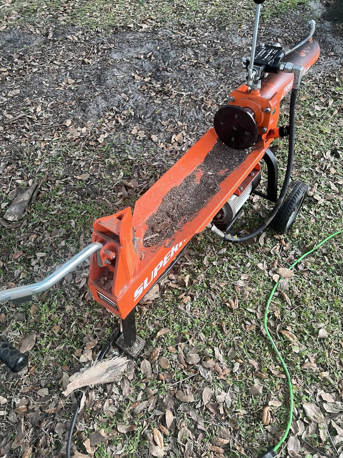 SuperHandy Hydraulic Log Splitter, 14 Ton, Portable Firewood Splitter customer photo 1