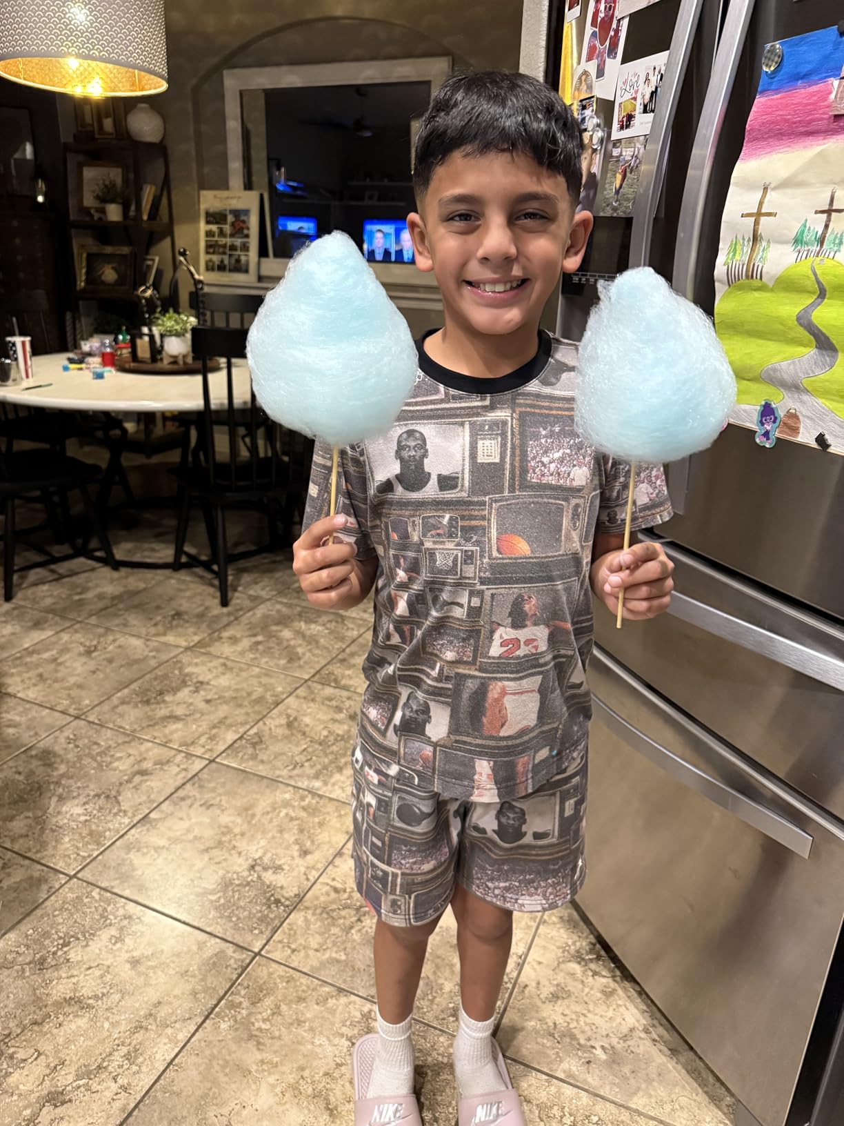 Cotton Candy Machine for Kids, Cotton Candy Maker Machine Candy Candy Floss Maker for Home Birthday Family Party Christmas Gift customer photo 1