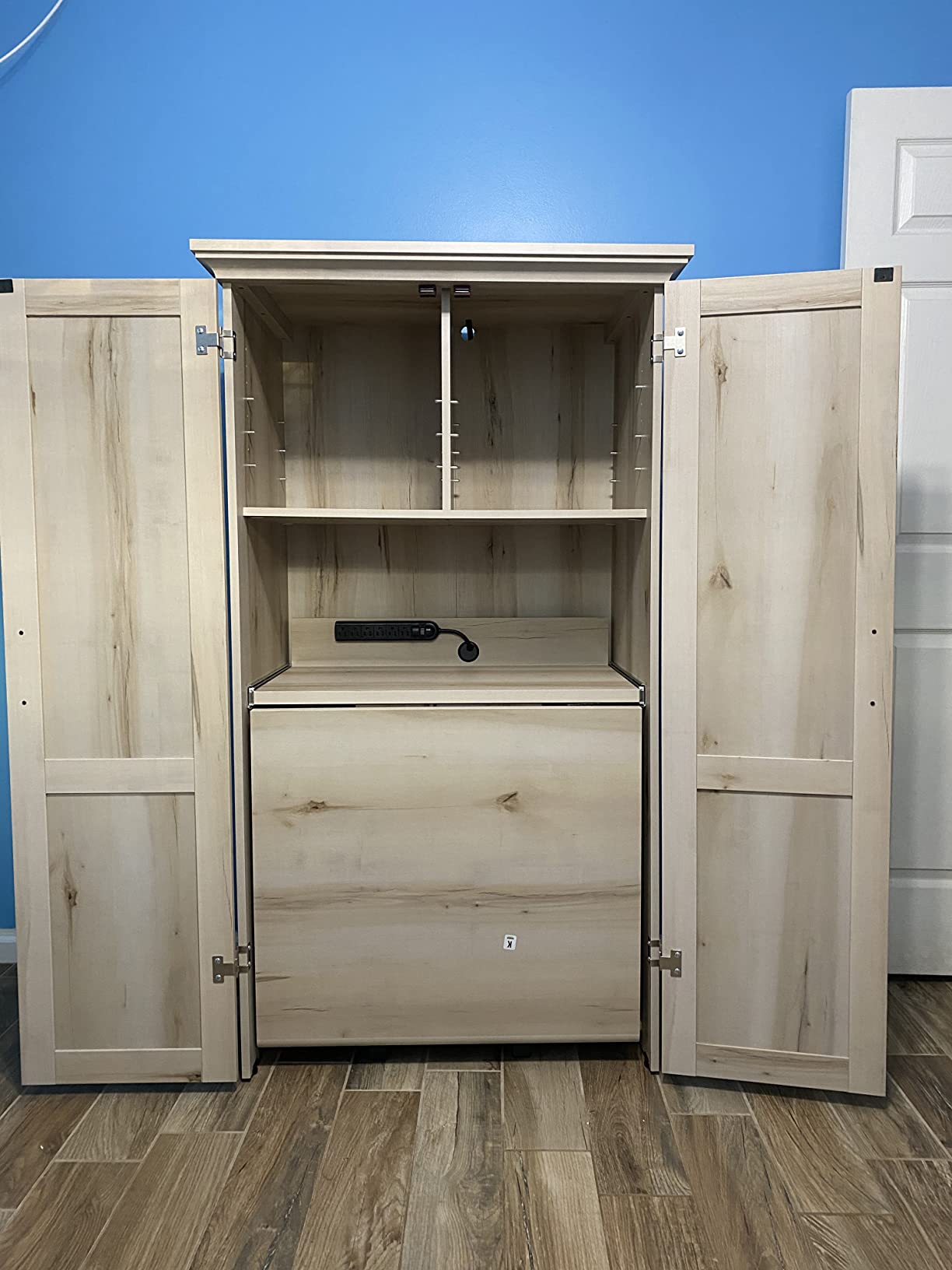 Sauder Miscellaneous Storage Craft & Sewing Armoire, L: 35.11