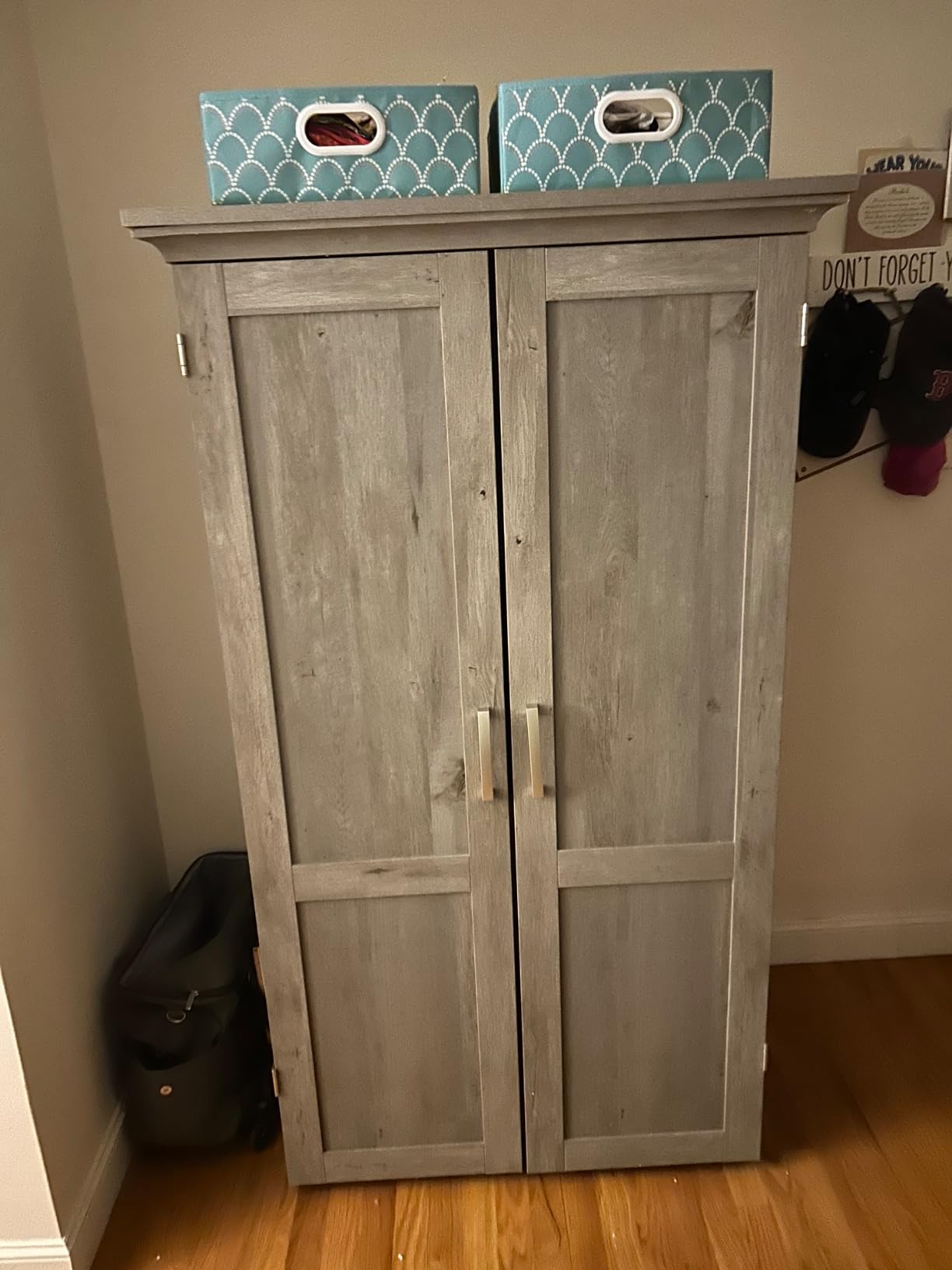 Sauder Miscellaneous Storage Craft & Sewing Armoire, L: 35.11