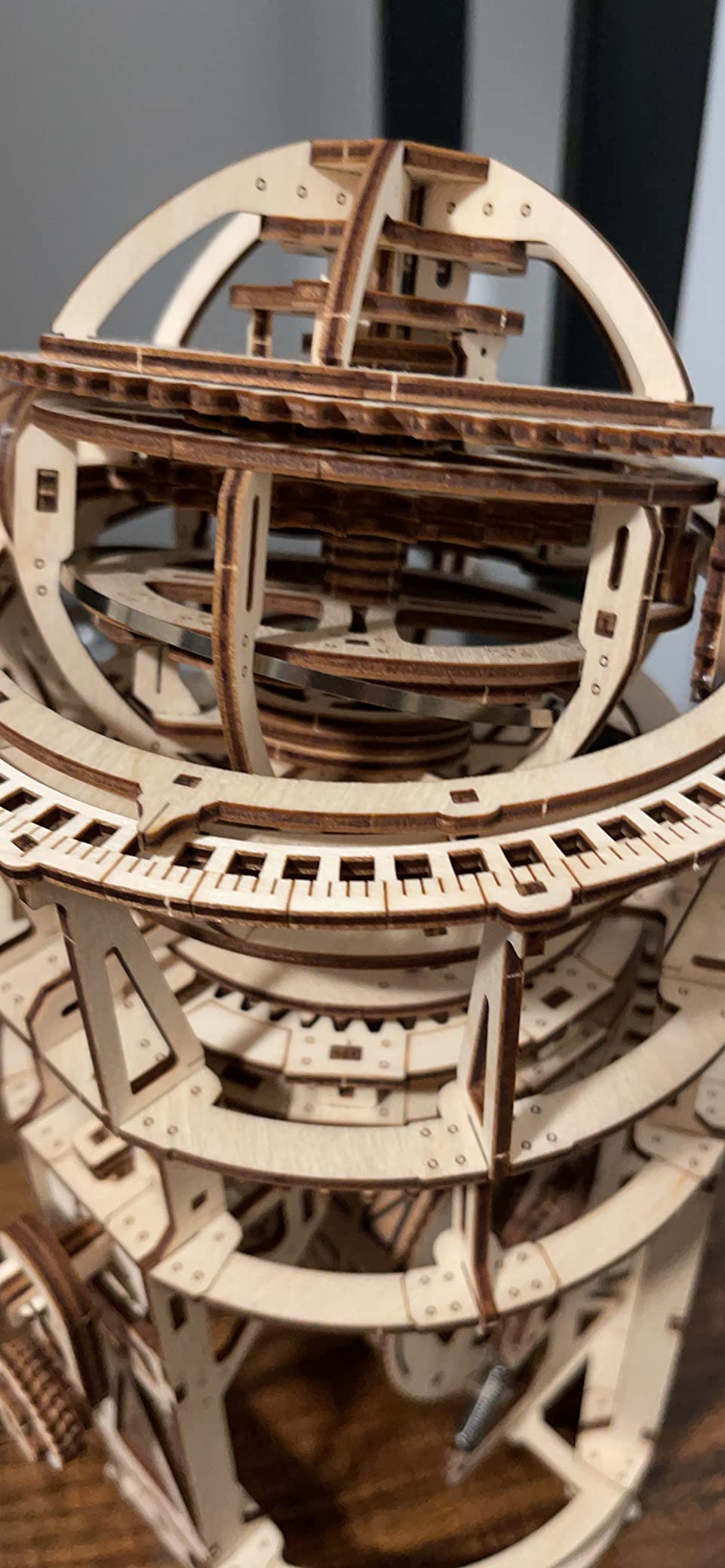 UGEARS Astronomer Table Clock with Tourbillon - 3D Wooden Puzzles for Adults Model Kit - Mechanical Clock Kit Functional DIY Wood Model Kits for Adults, 3D Puzzle for Puzzle Lovers customer photo 2