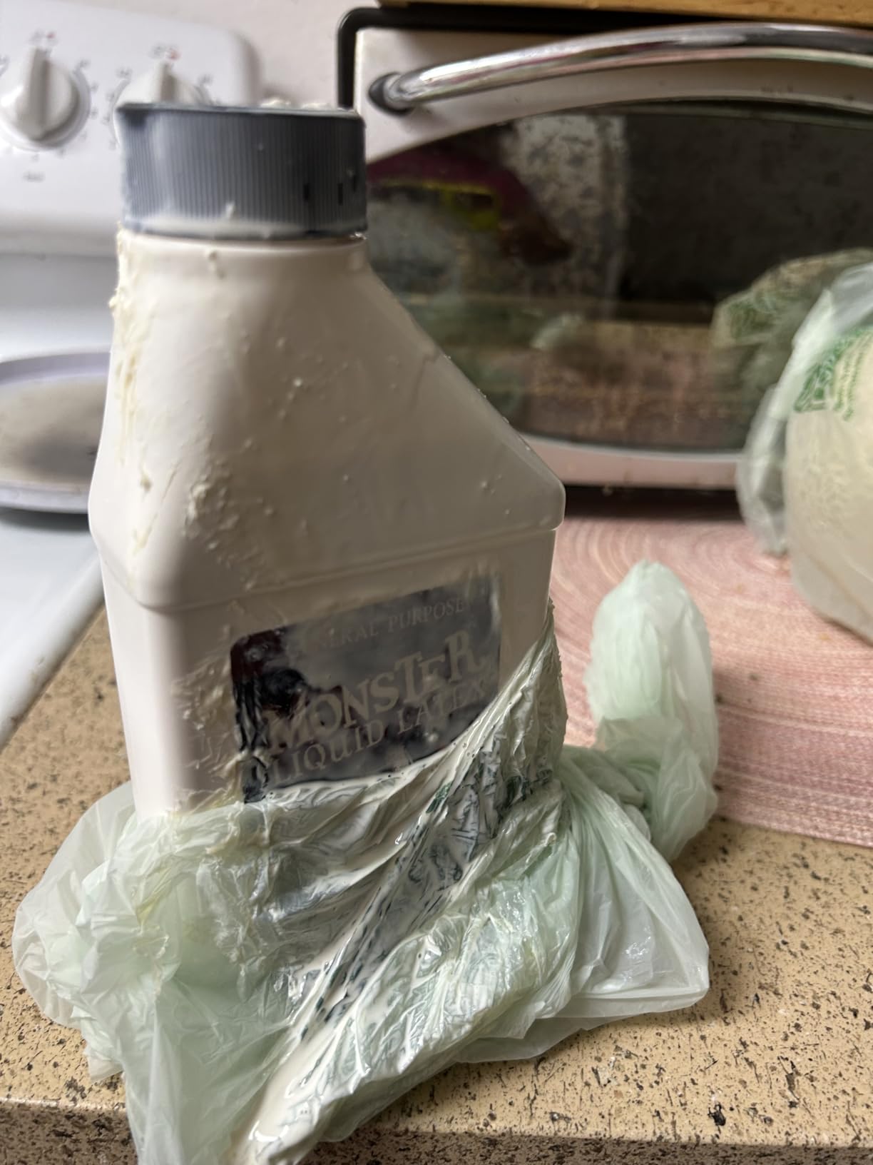 Monster Liquid Latex - Dries CLEAR - Creates Zombie Skin and FX customer photo 2