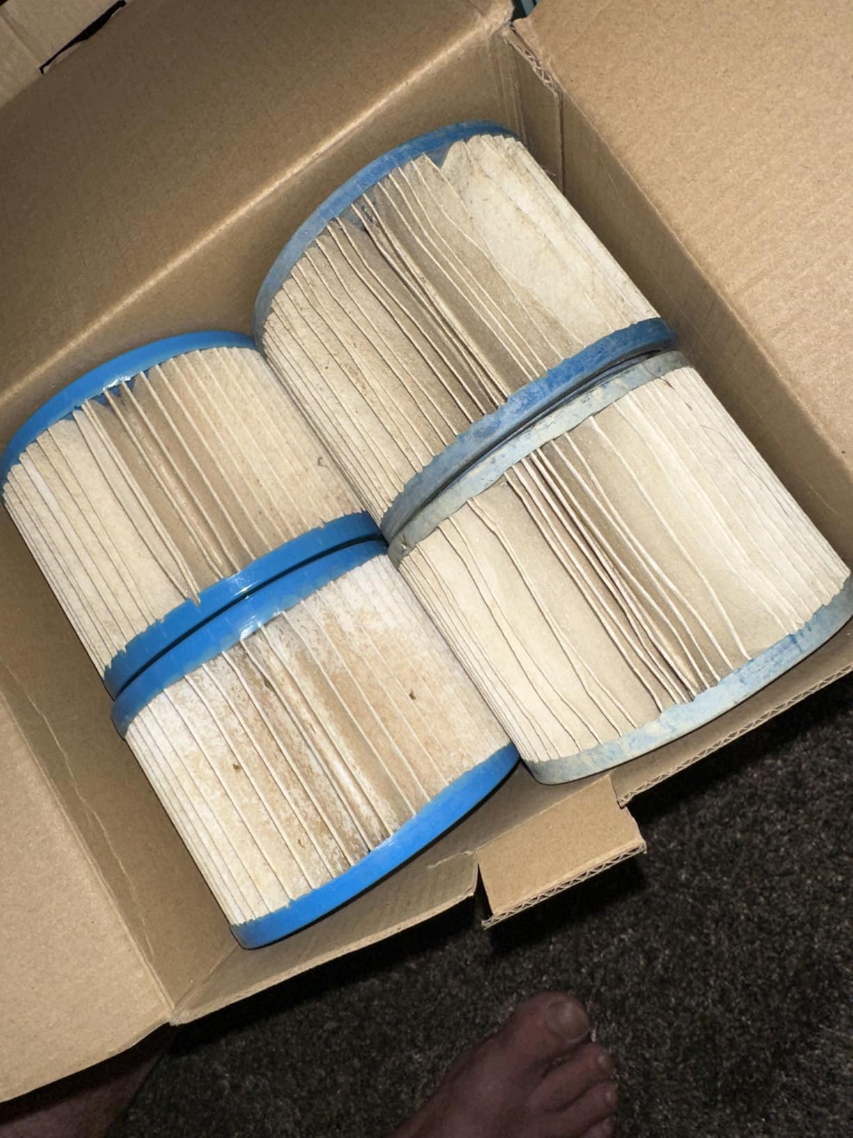 Type Ⅵ Hot Tub Spa Filter Replacement Compatible with Lay-Z-Spa, Coleman SaluSpa 90352E 58323, Inflatable Hot Tub, Swimming Pool Pump Filter Type Ⅵ Cartridge, 12 Pack customer photo 1