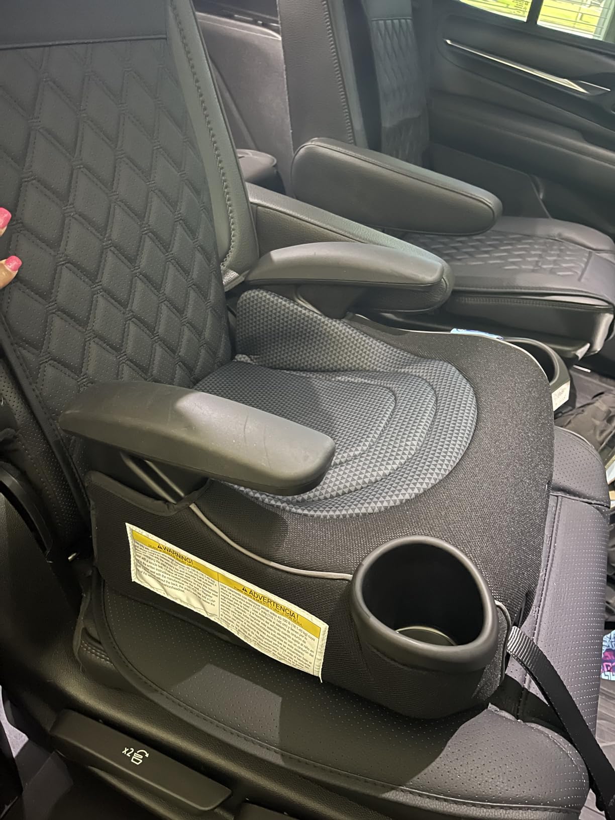 Graco TurboBooster LX Backless Booster with Affix Latch | Backless Booster Seat for Big Kids Transitioning to Vehicle Seat Belt (Rio) customer photo 2