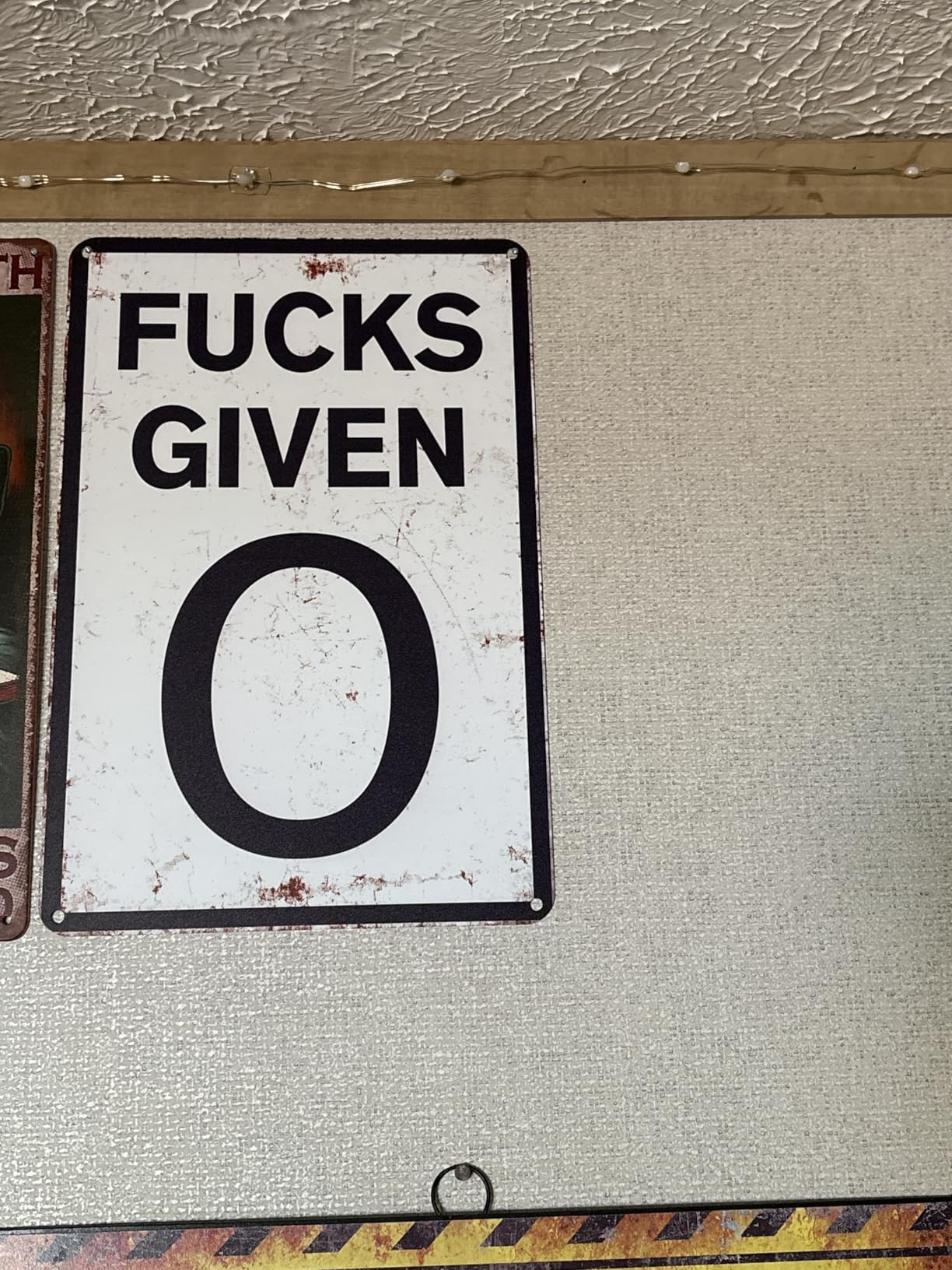 0 Given Funny Metal Signs Vintage Man Cave Decor for Men 12x8 Inch | Heavy Duty Aluminum, for Garage Bar Game Room Basement Workshop Mancave Wall Decor, Funny Tin Sins, Gifts for Men Guys customer photo 1