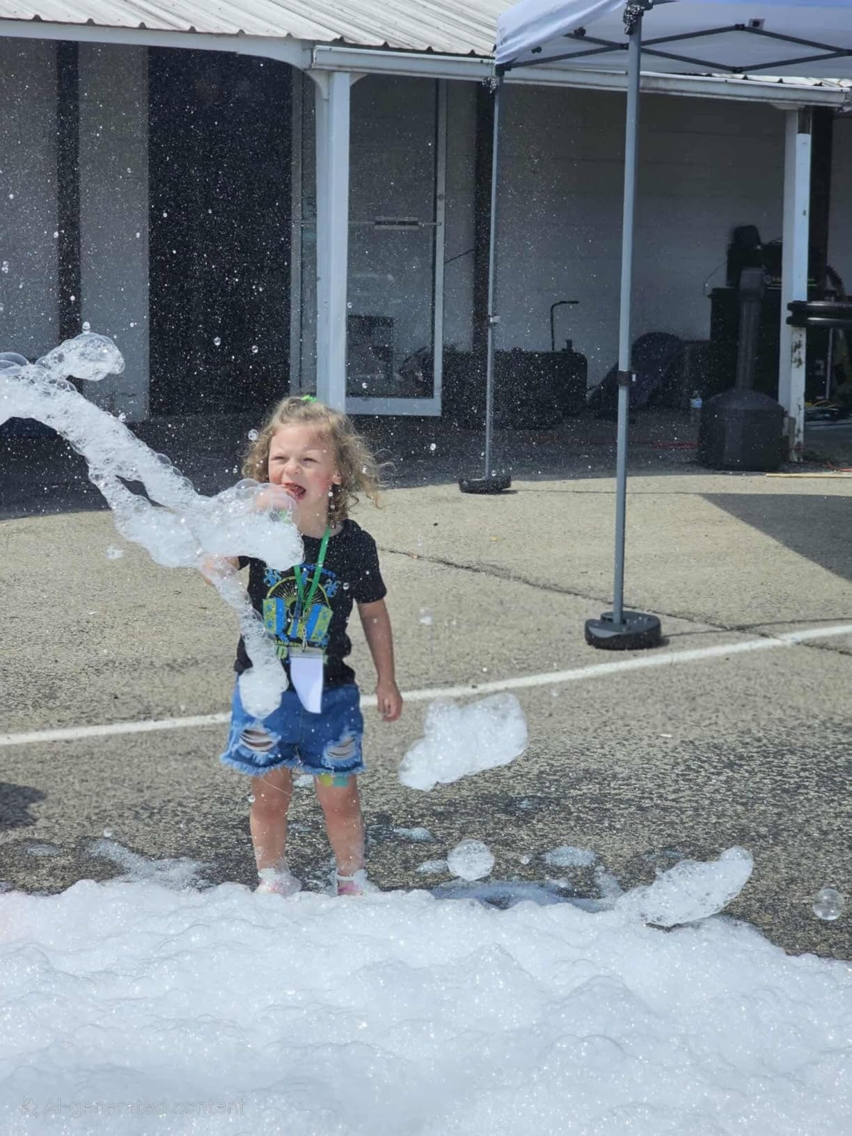 Foam Machine for Families and Party - Easy to Use Foam Making Toy with Large Foams Production, Perfect for Birthdays, Celebrations, and Backyard Events customer photo 2