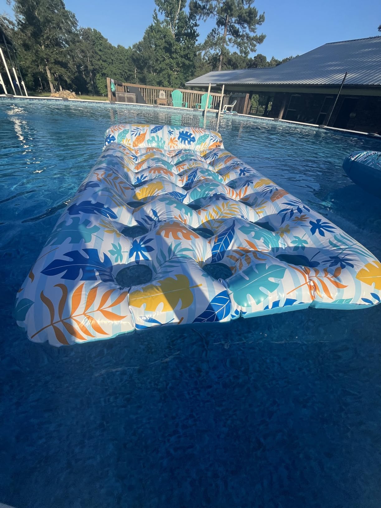 Stonful 2 Pack Inflatable Pool Floats, Cooling Pool Rafts for Adults | Thickened PVC, 21-Cooling Vents, Giant Water Loungers, Headrest, Multi-purpose Pool Floaties for Pool Party, Lake, Beach customer photo 1