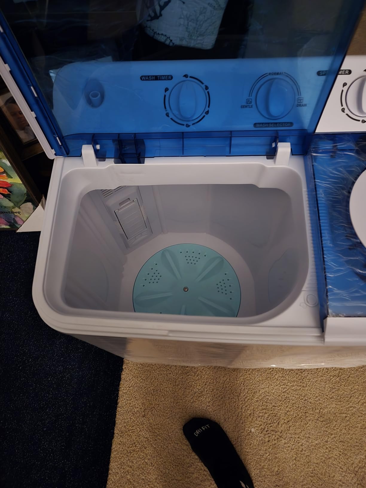 Auertech Portable Washing Machine, 28lbs Twin Tub Washer Mini Compact Laundry Machine with Drain Pump customer photo 2
