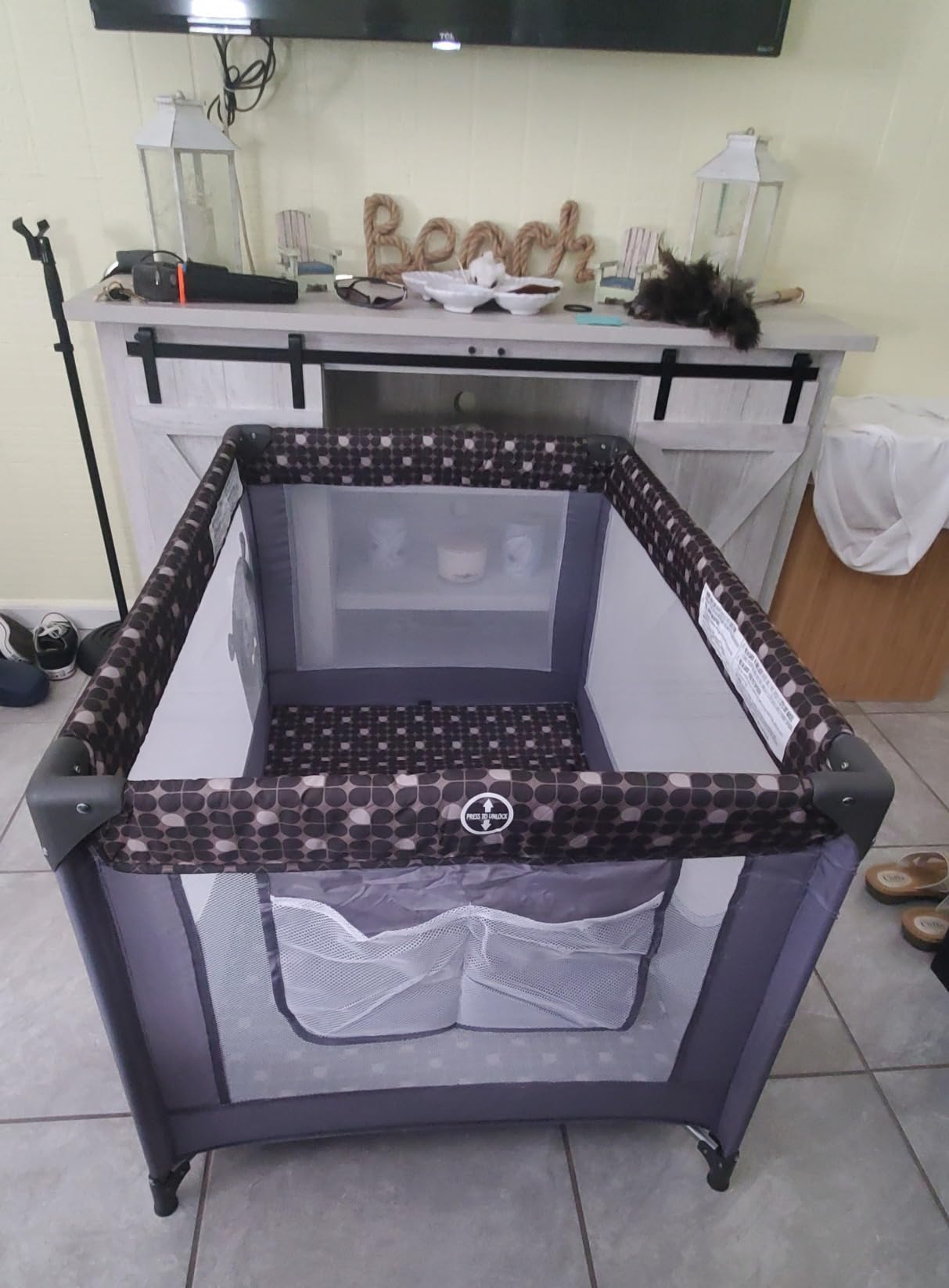 Pamo Babe Pack and Play Portable Baby Crib Foldable Playard Lightweight Travel Playpen for Toddlers and Infant, Black customer photo 2