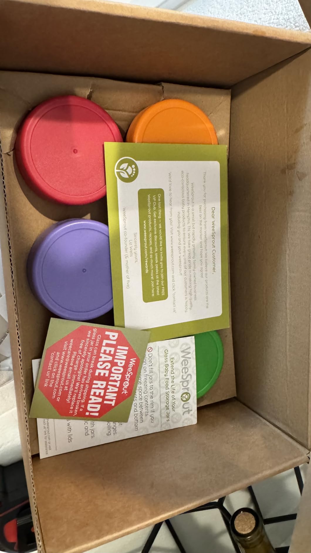 WeeSprout Glass Baby Food Storage Jars w/Lids (4 oz, 12 Pack Set) Snack, Puree, Reusable Small Containers, Breast Milk, Fridge or Freezer, Microwave & Dishwasher Safe, Essential Must Have for Infants customer photo 2