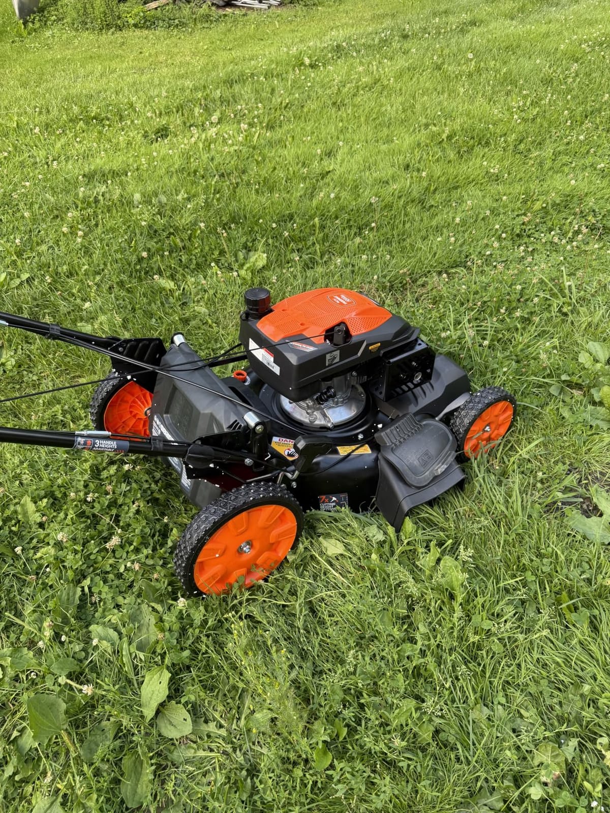 YARDMAX 22 in. 201cc Select PACE 6 Speed CVT High Wheel FWD 3-in-1 Gas Walk Behind Self Propelled Lawn Mower, Black (YG2860) customer photo 2