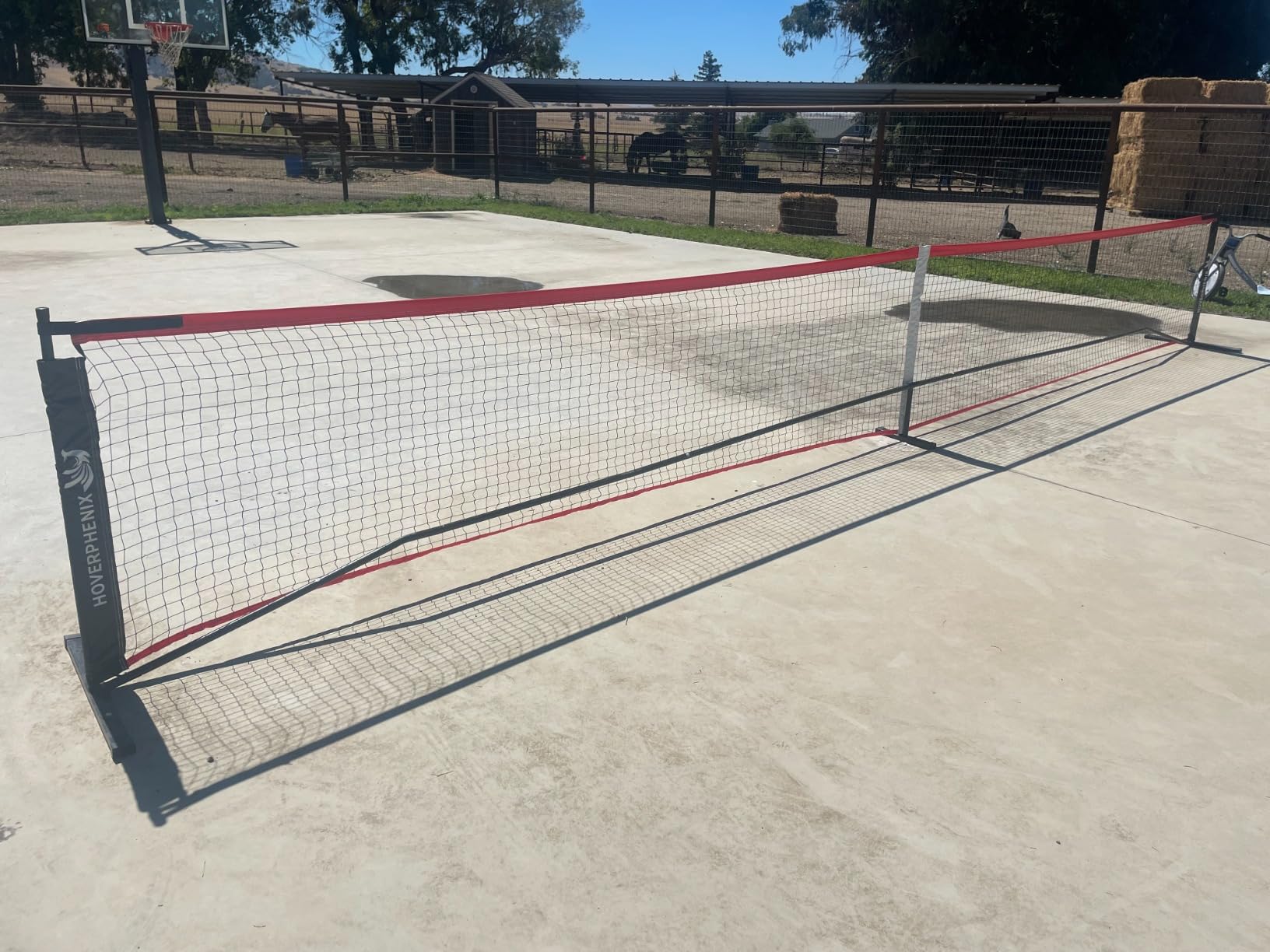 Portable Pickleball Net Set, 22FT Pickle Ball Net with Paddle Set of 4 | Regulation Size Net, Weather Resistant Steel Frame, Outdoor Pickleballs and Carry Bag, Easy Setup for Driveway, Backyard customer photo 1