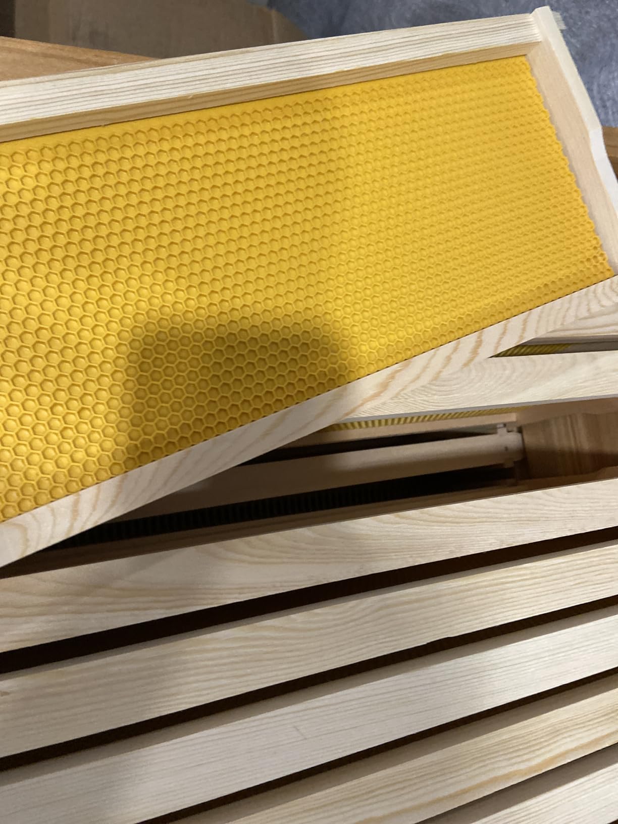 BeeCastle 10 Frame Langstroth Bee Hive Coated with 100% Beeswax Includes Beehive Frames and Waxed Foundations (2 Deep Boxes & 2 Medium Boxes) customer photo 1