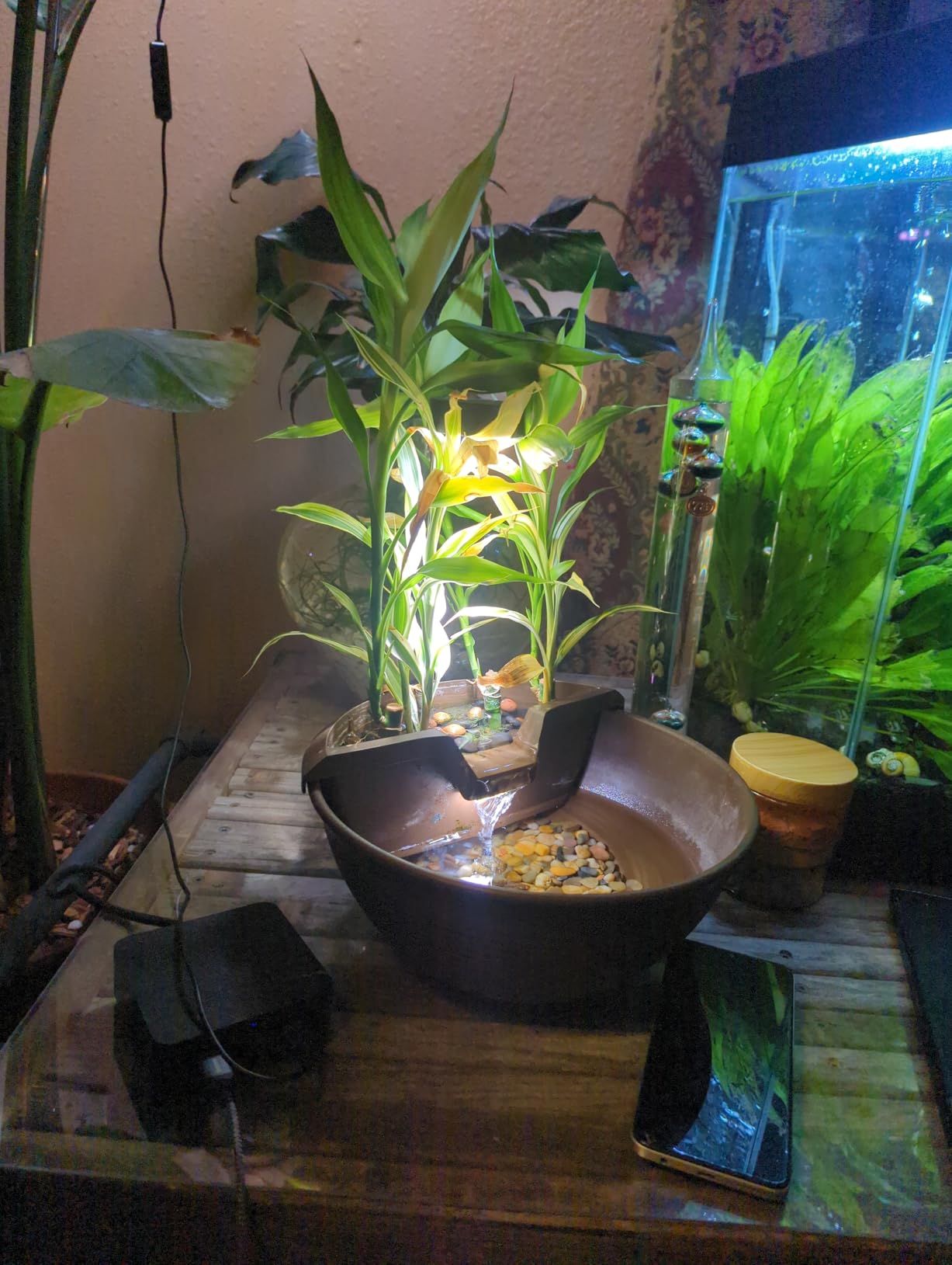 Aquascape AquaGarden Tabletop Fountain Kit (Mocha) customer photo 1