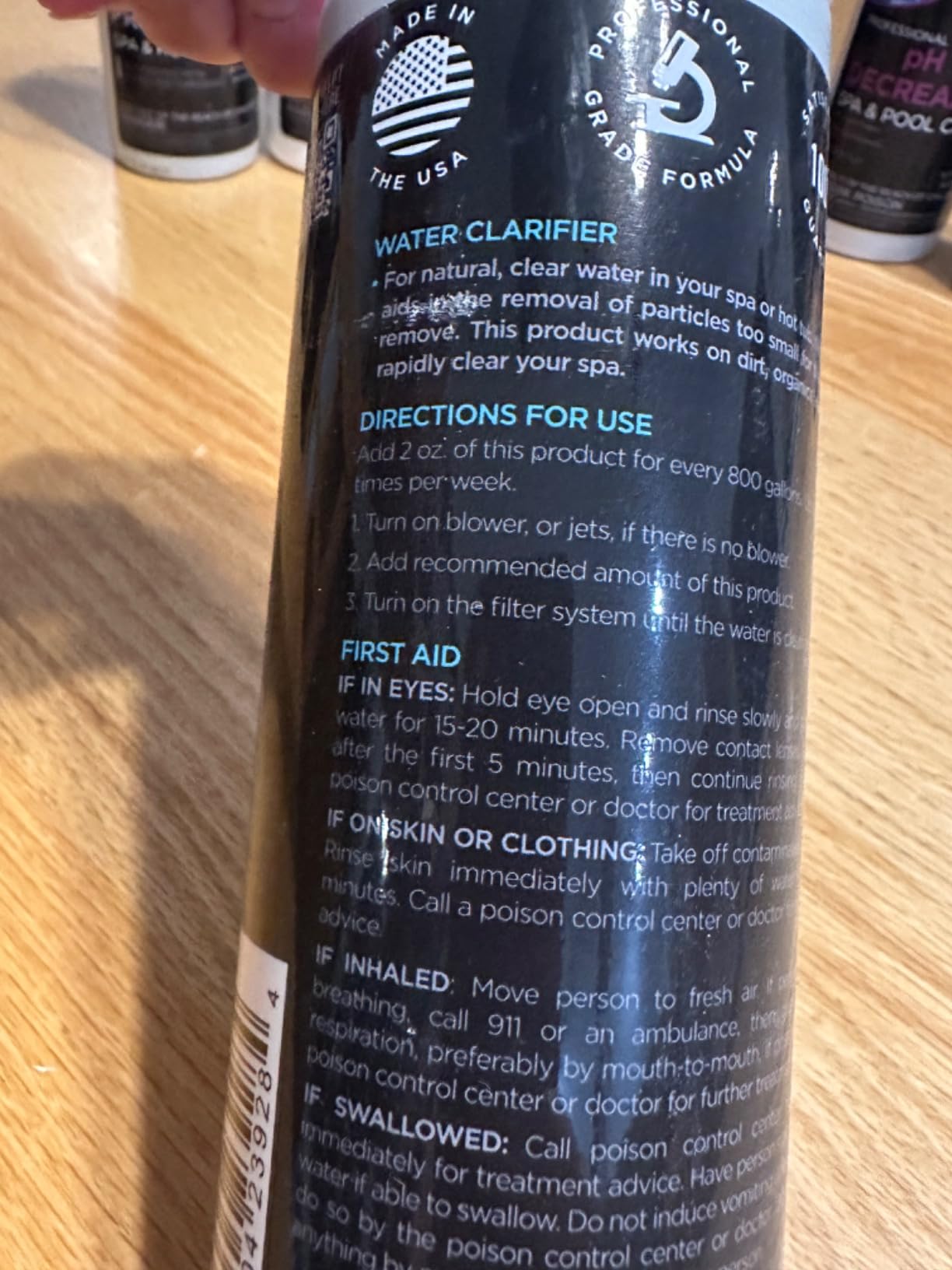 AquaDoc Chlorine Hot Tub Starter Kit - Complete Spa Chemicals Kit | Hot Tub Kit with Chlorine Granules, Water Balancers and Spa Care Essentials for Maintenance - Made In USA customer photo 1