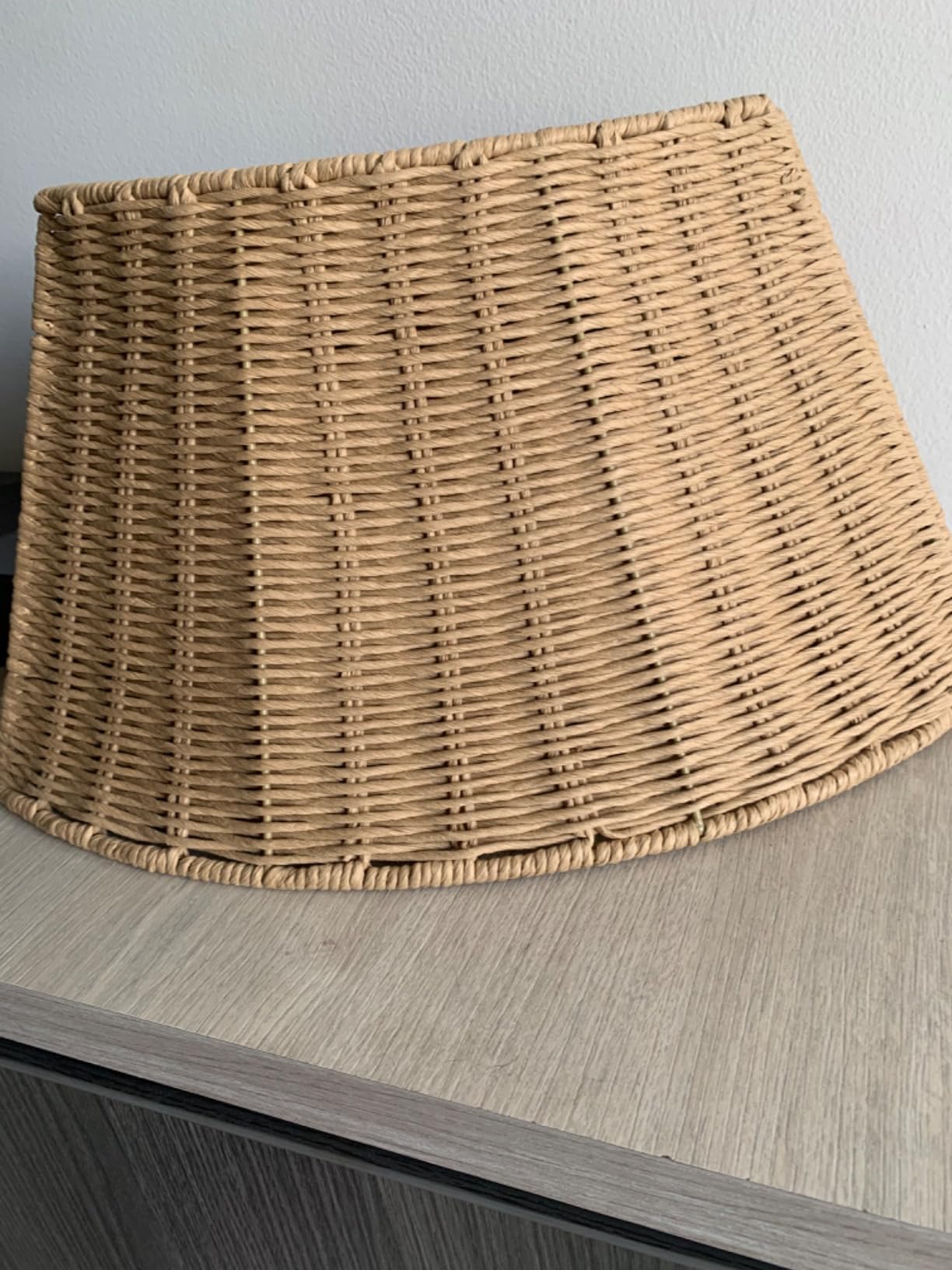 27in Farmhouse Christmas Tree Collar - Tree Basket - Natural Woven - Base Cover for Christmas Tree - Tree Skirt - Tree Ring customer photo 1