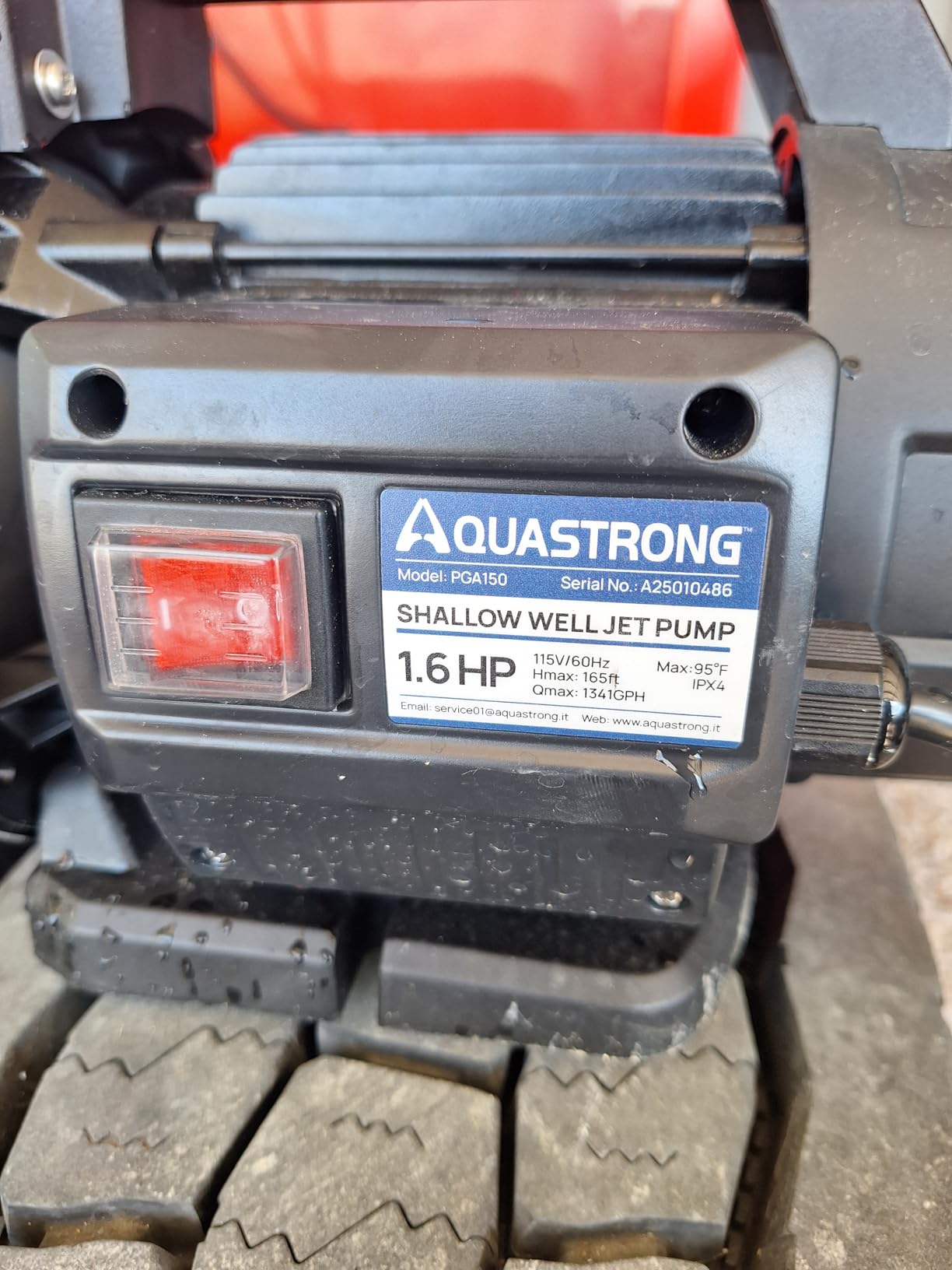 Aquastrong 115V Shallow Well Garden Pump, Stainless Steel, 1320 GPH, Water Transfer Draining Irrigation Sprinkler Pump, for Lawn, Garden, 1.6 HP Portable customer photo 2