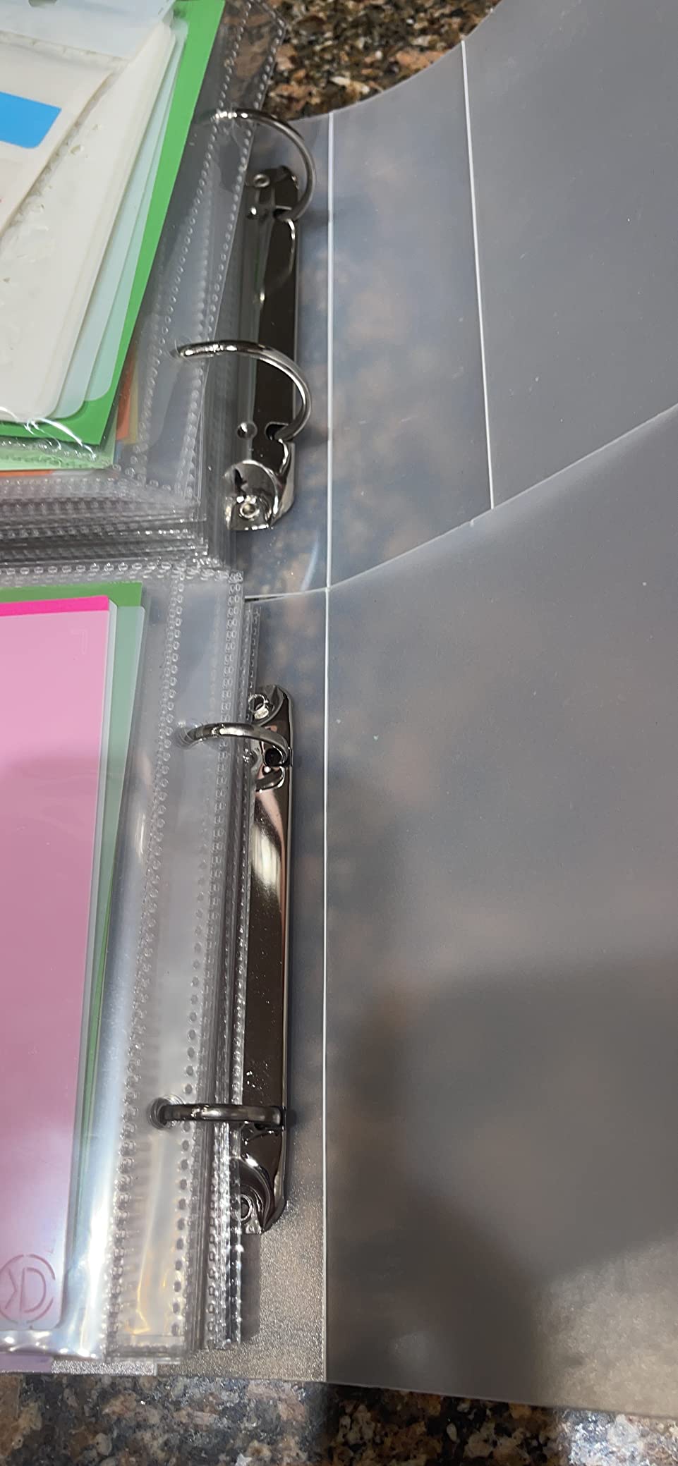 Cookie Stencil Storage Binder - Die Cut & Stamp Storage Holder - Baking Stencil Organizer (2 Pockets x 50 Pages) customer photo 2