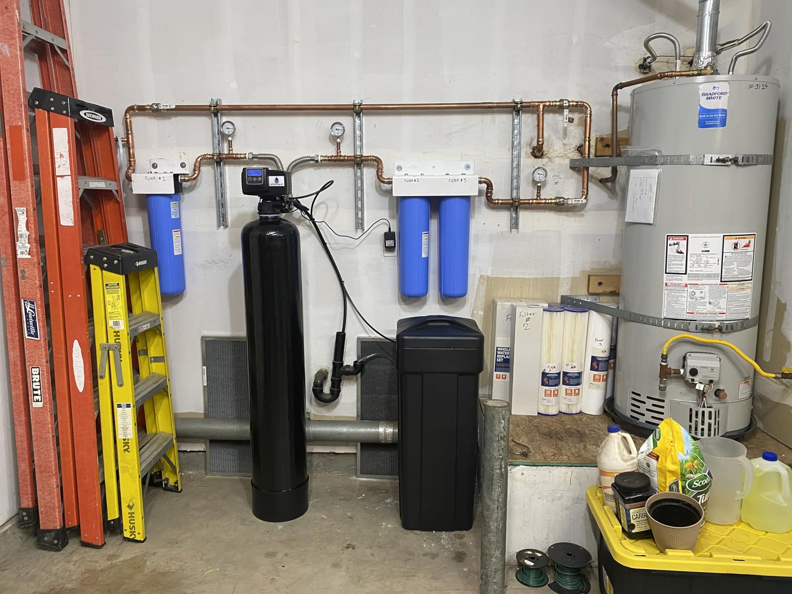 AFWFilters 48K Grain Water Softener Fleck 5600 SXT with Crosslink Resin | Digital Metered-Demand Control customer photo 2
