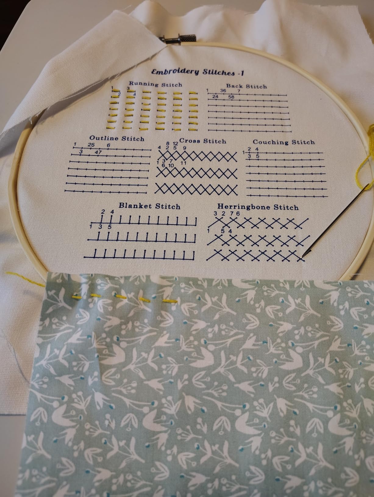 Bradove Classic Embroidery Learning Kit for Adults and Kids - Hand Embroidery Kit for Beginners with Patterns customer photo 1