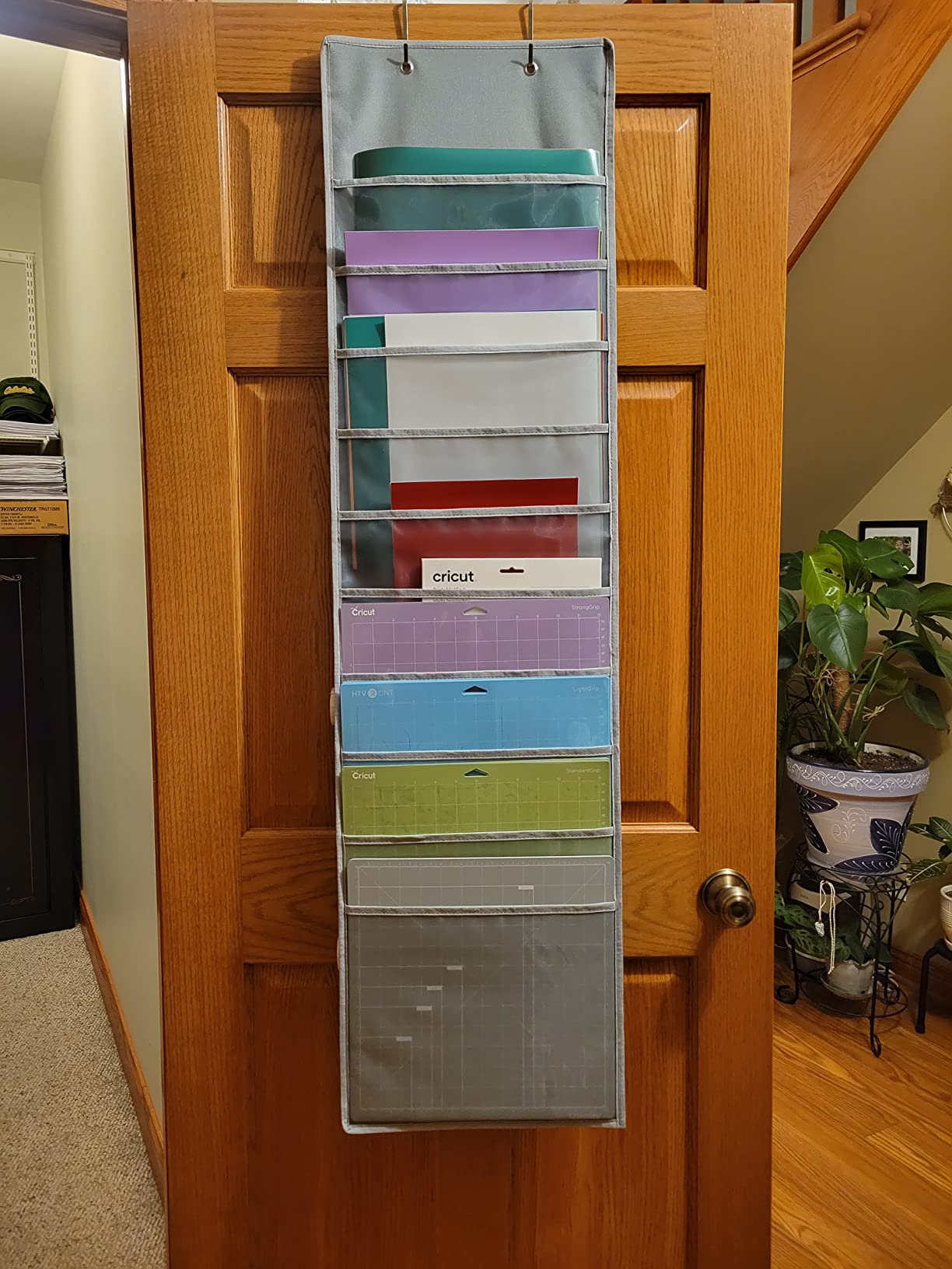 Hanging Vinyl Organizer, Double-Sided, 12x12 Paper Storage customer photo 2