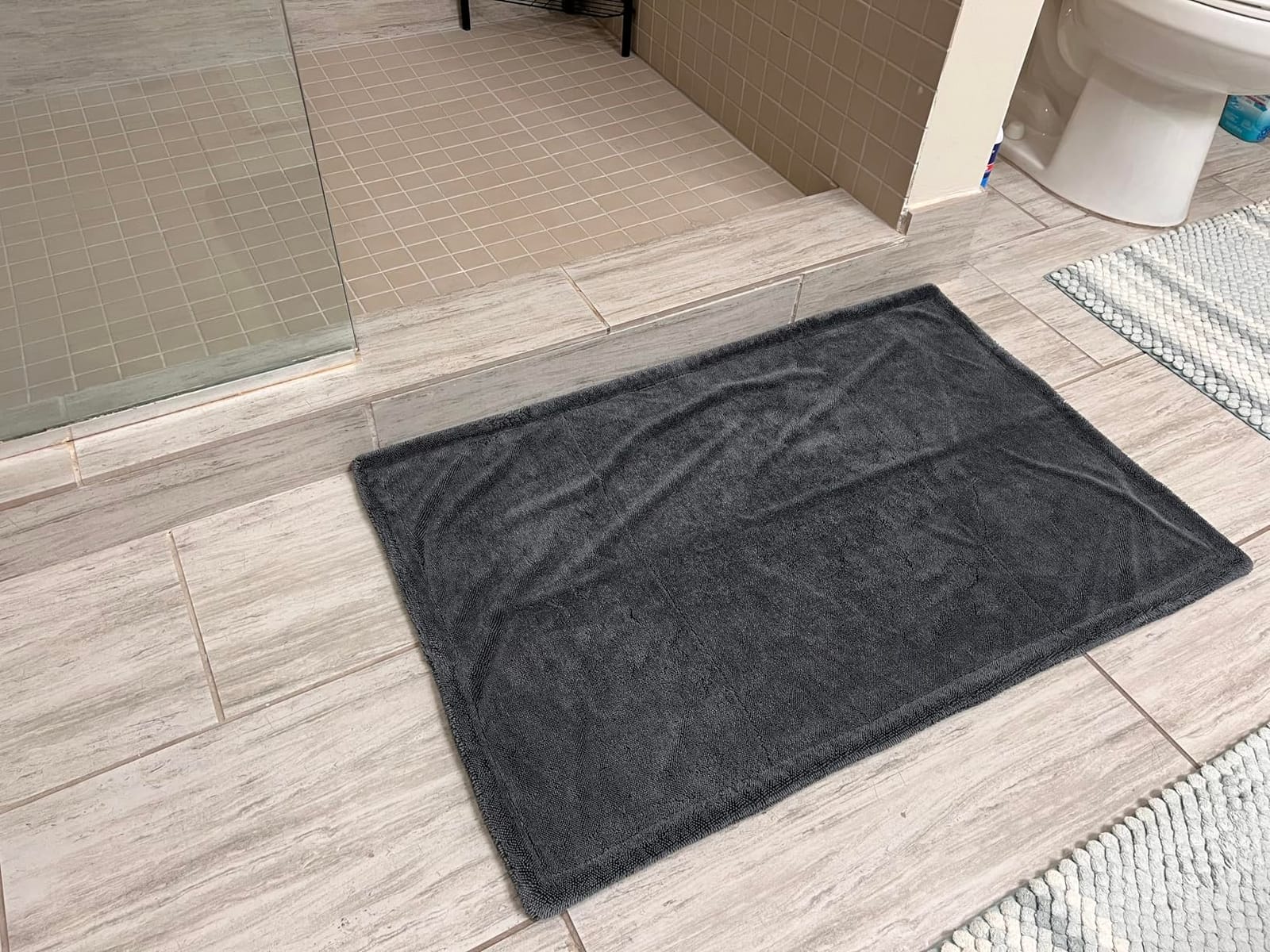ExoForma Mega Car Drying Towel - Holds Up to 9 lbs, No Streaks, Scratches, or Water Spots | 1200 GSM Microfiber Double Twist Pile & Edgeless Design, 1 Quick & Effortless Dry - 24