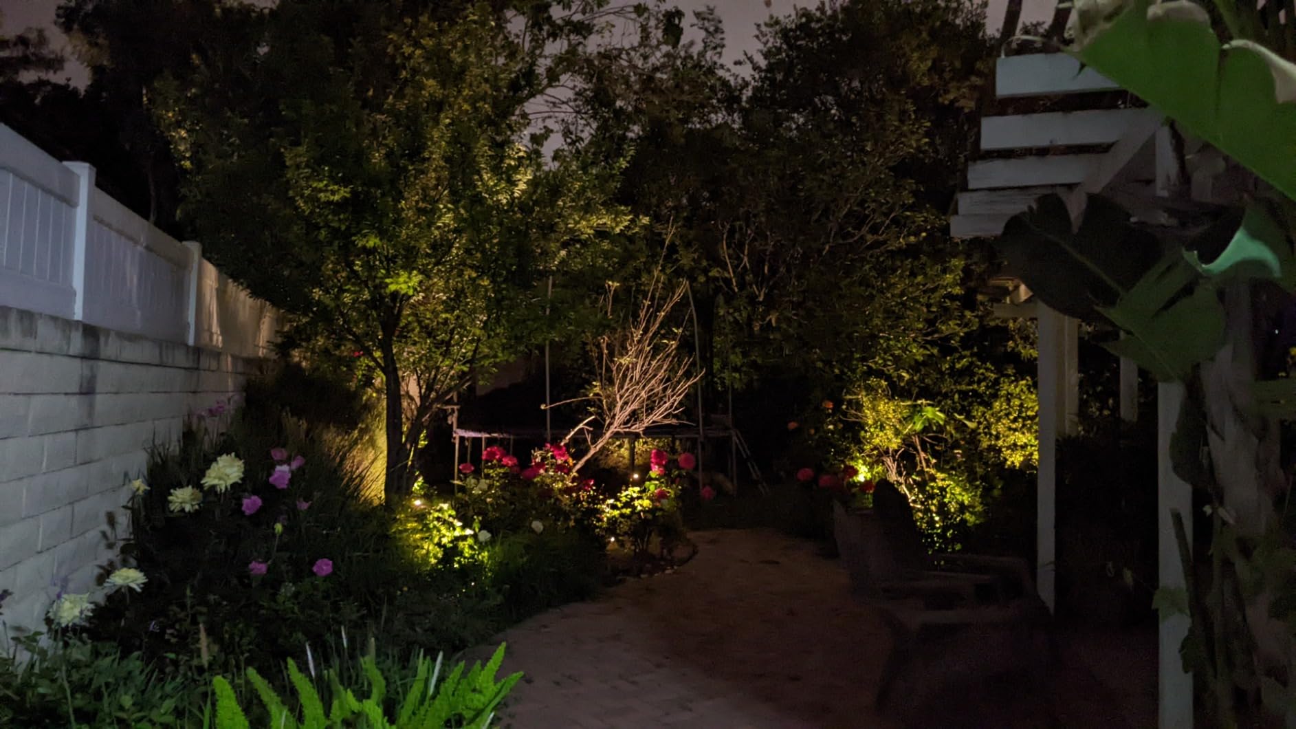 SUNVIE 12W Low Voltage Landscape Lighting with Connectors 1200LM Ultra Bright Well Lights Landscape LED In Ground Waterproof Outdoor Warm White Paver Lights for Garden Yard Driveway 12 Pack customer photo 2